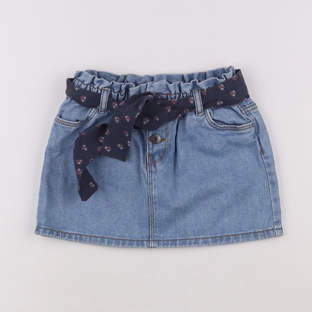 Vertbaudet - jupe bleu - 5 ans