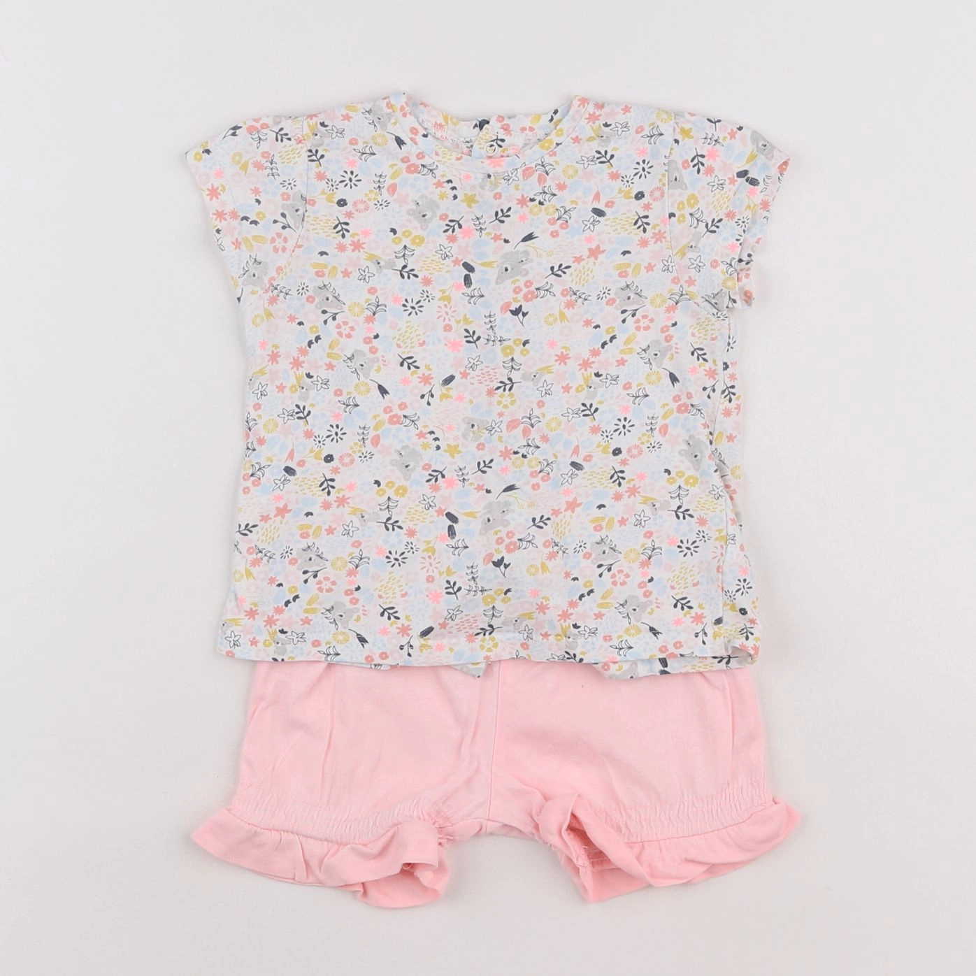 Vertbaudet - pyjama coton multicolore - 18 mois