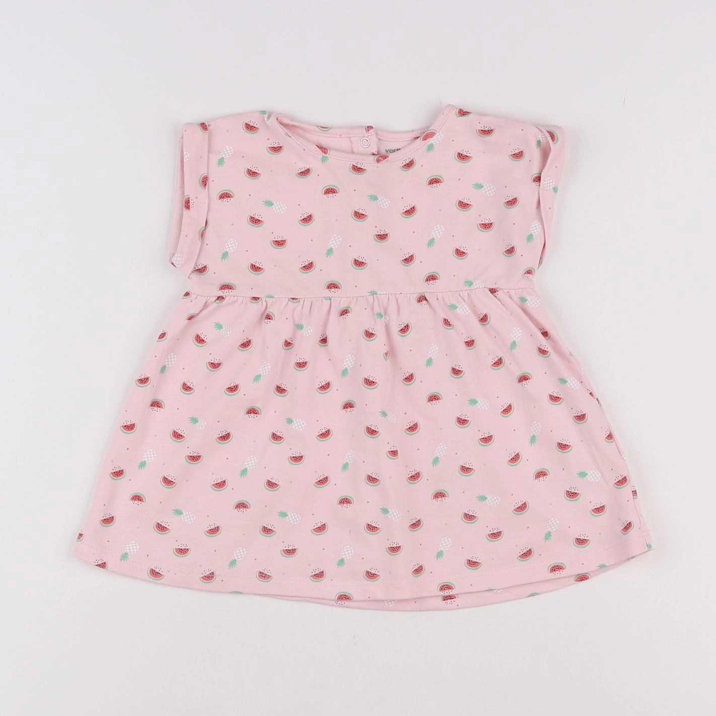 Vertbaudet - robe rose - 12 mois
