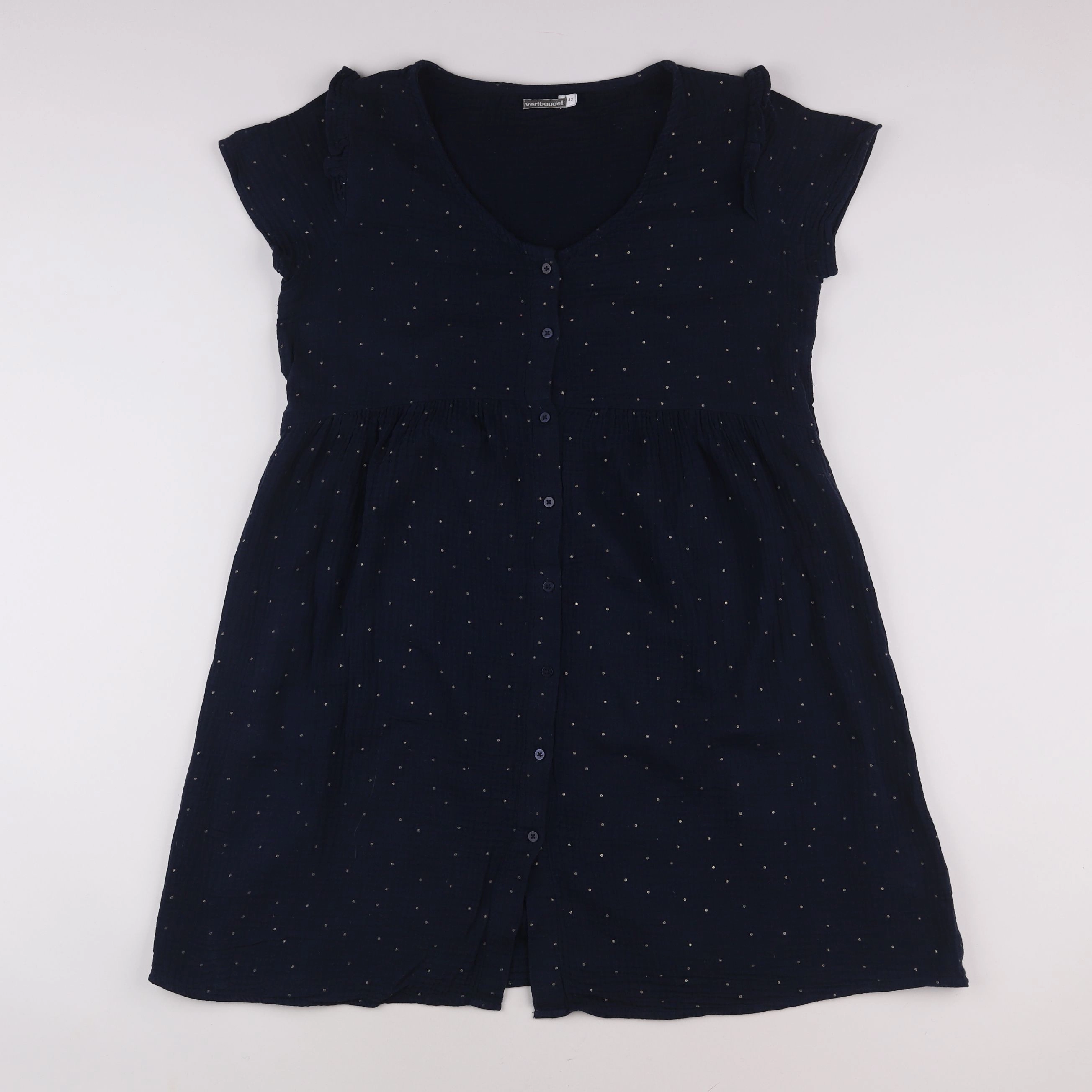 Vertbaudet - robe grossesse bleu - 42