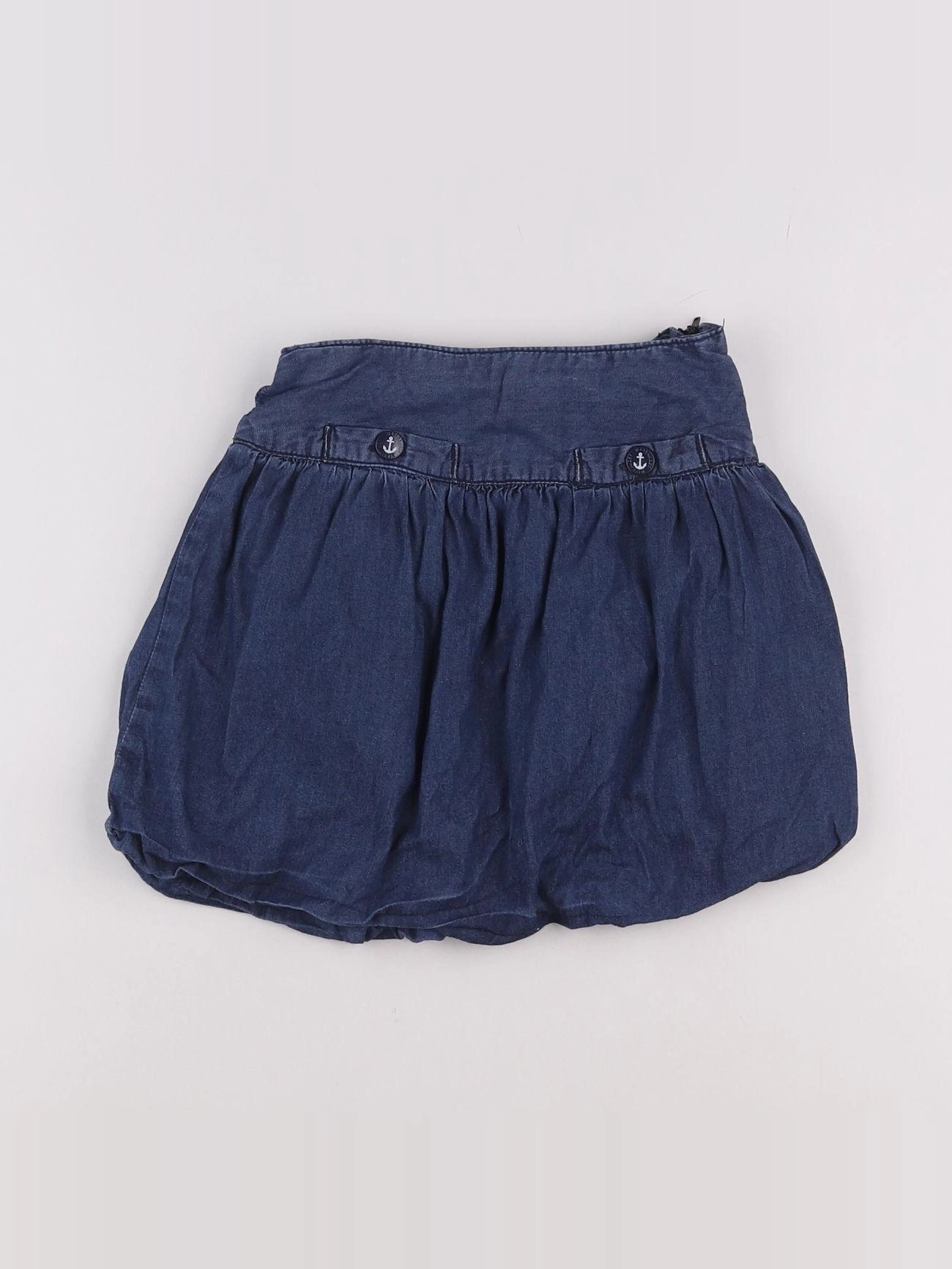 Vertbaudet - jupe bleu - 4 ans