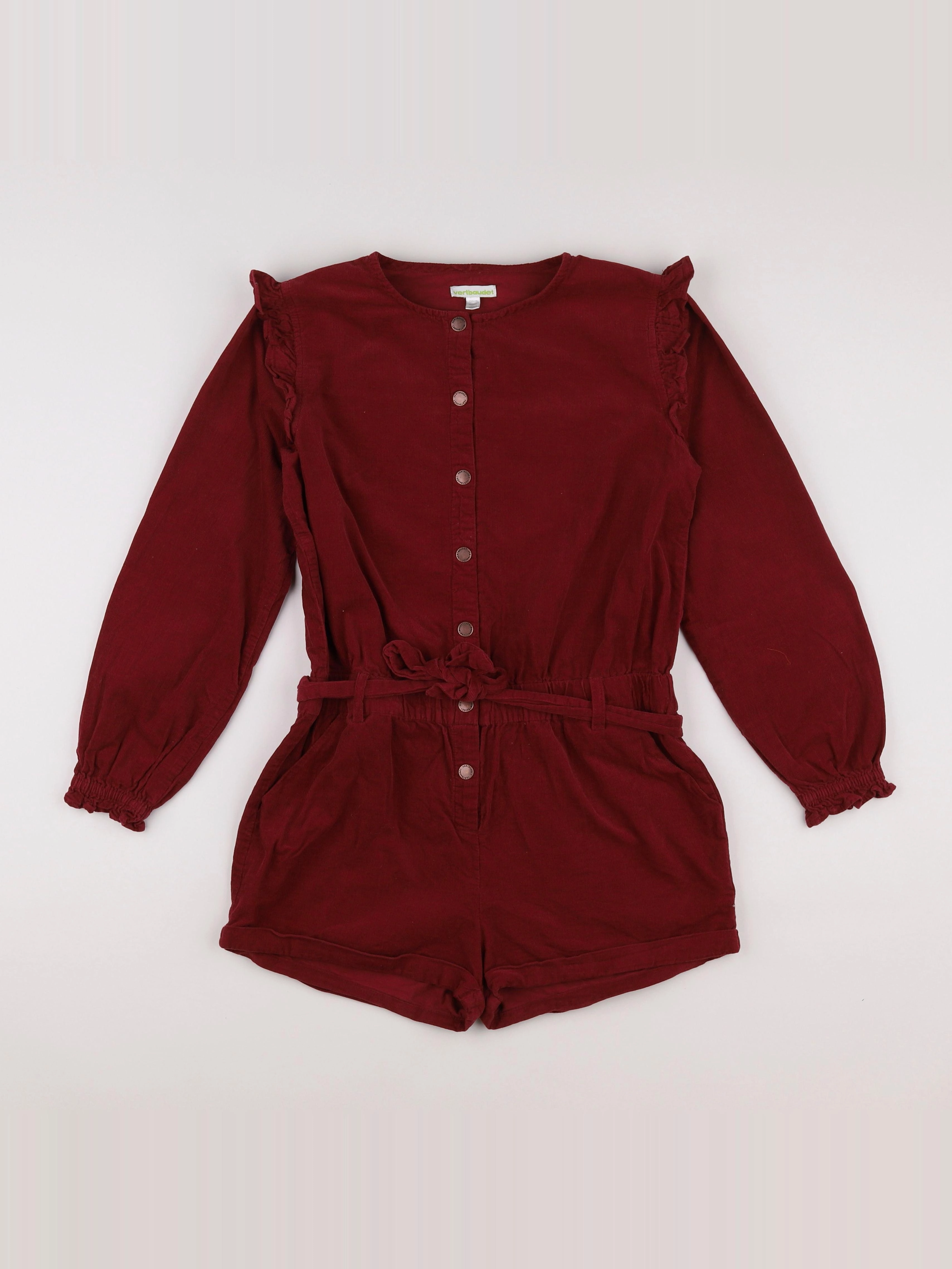 Vertbaudet - combinaison rouge - 14 ans