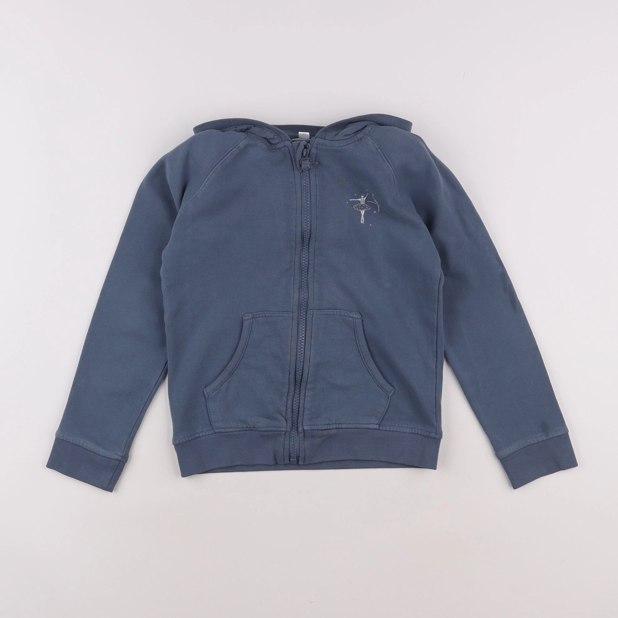 Vertbaudet - sweat bleu - 8 ans