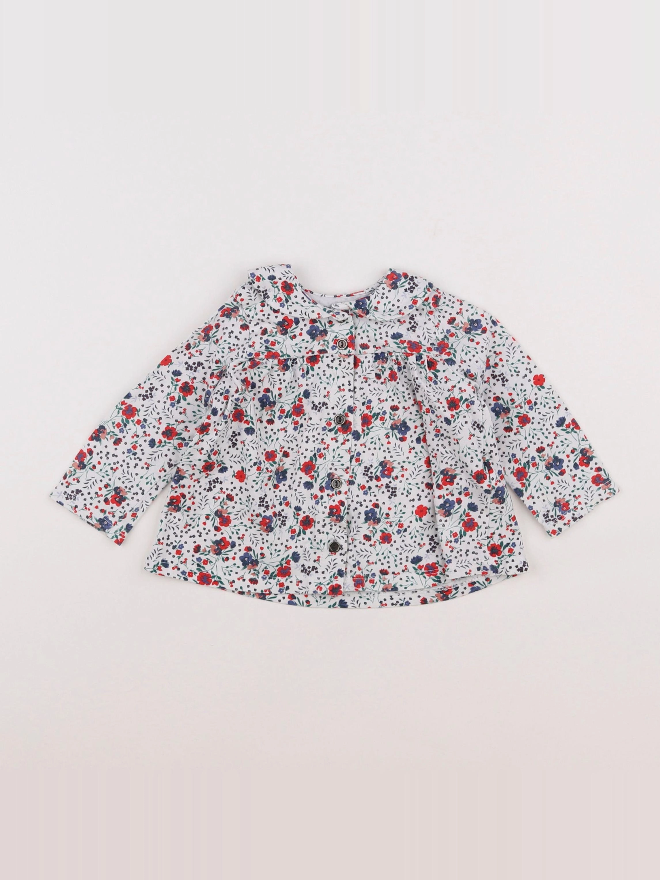 Vertbaudet - tee-shirt multicolore - 9 mois