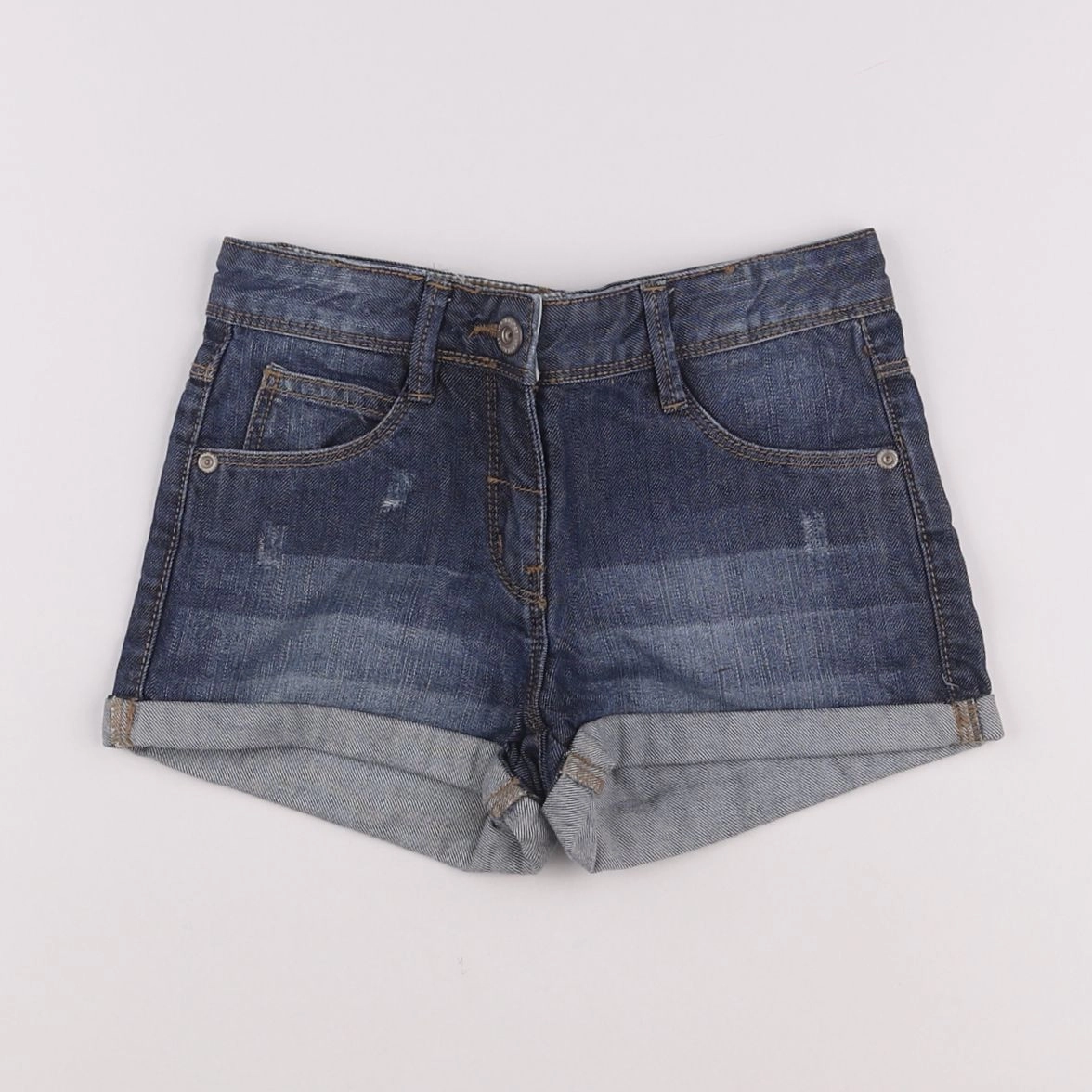 Vertbaudet - short bleu - 7 ans