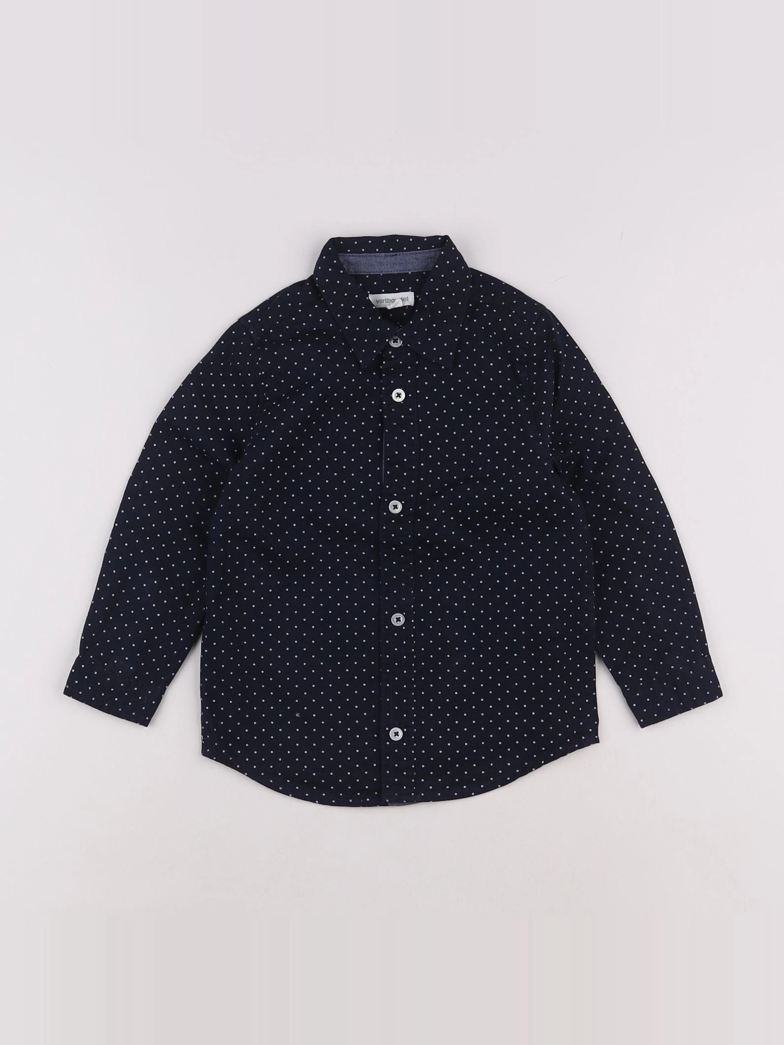 Vertbaudet - chemise bleu - 3 ans