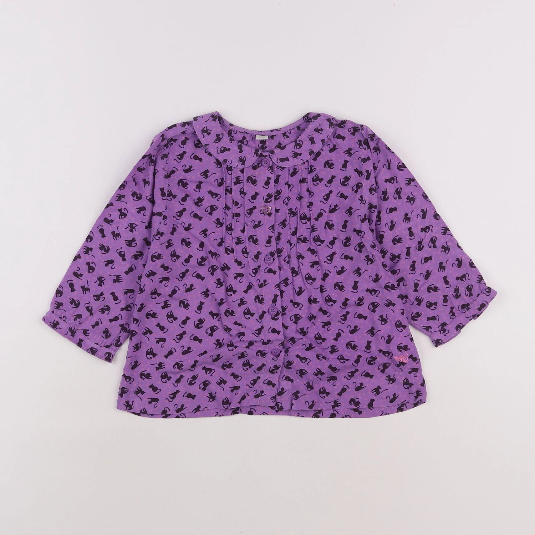 Esprit - blouse violet - 12 mois