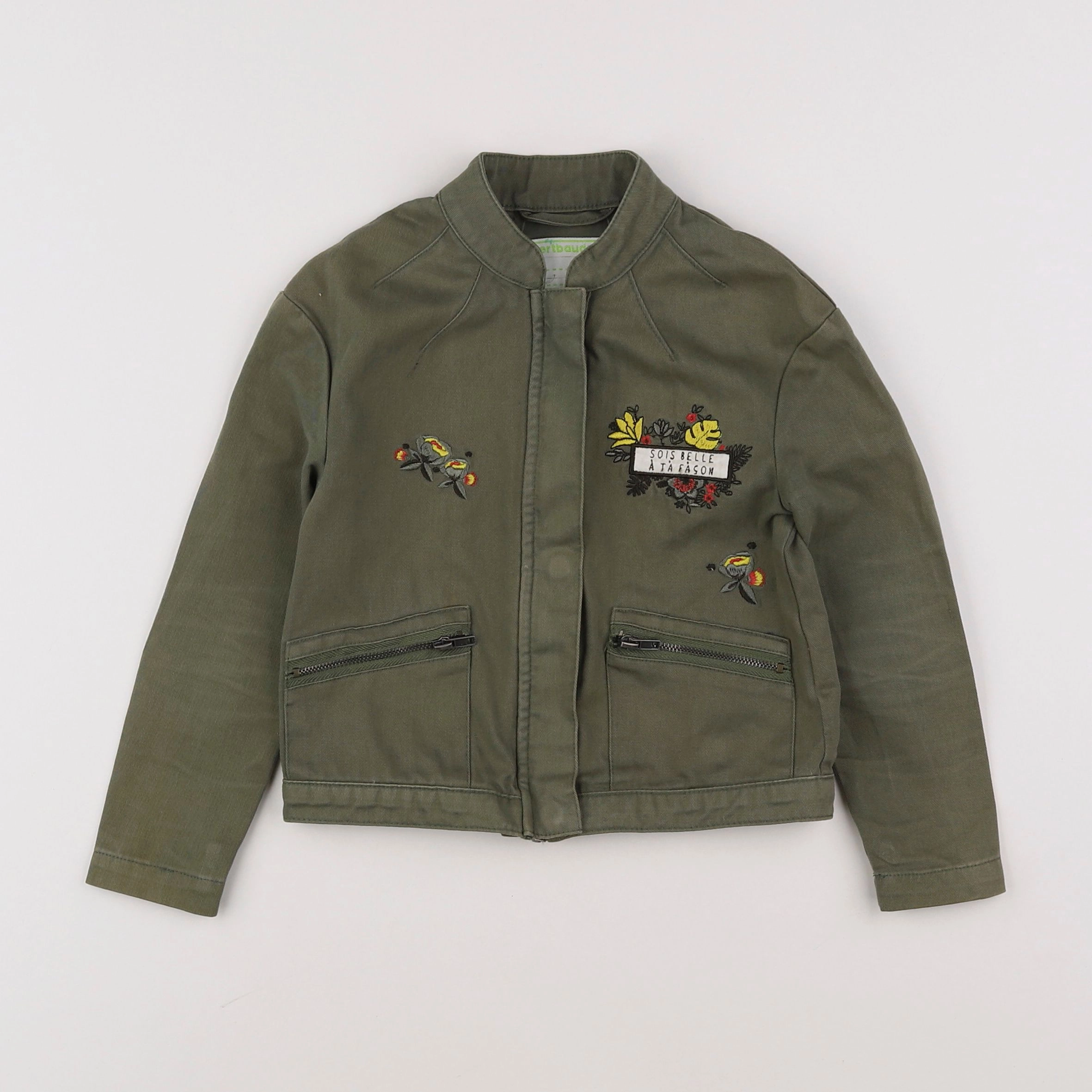 Vertbaudet - veste vert - 3 ans