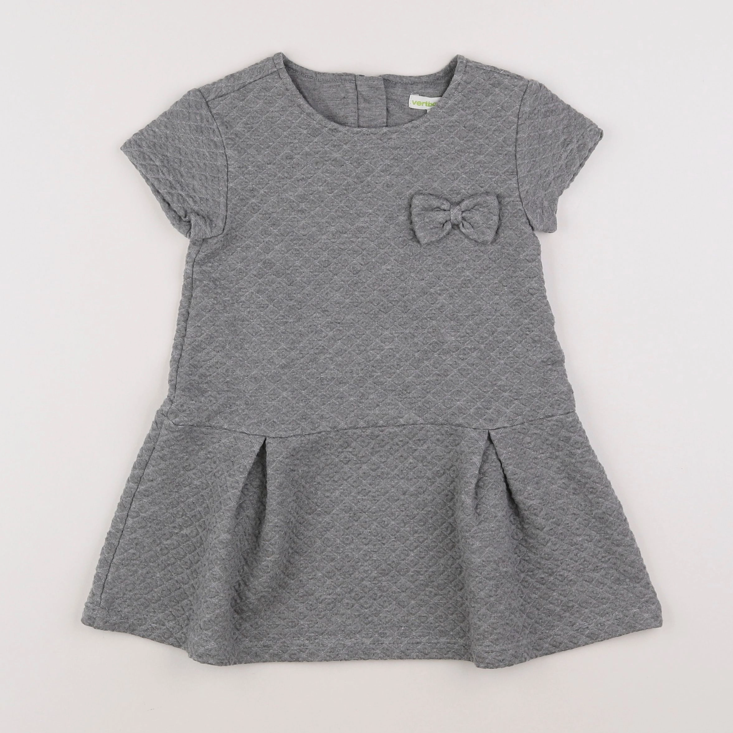 Vertbaudet - robe gris - 4 ans