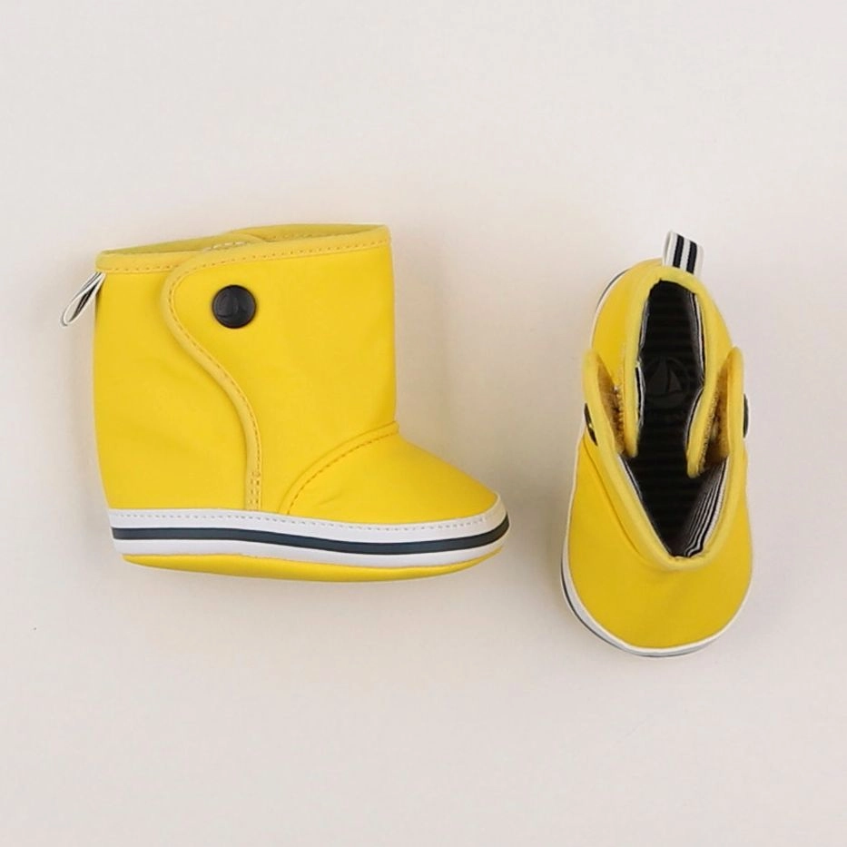 Petit Bateau - bottes jaune - pointure 17/18