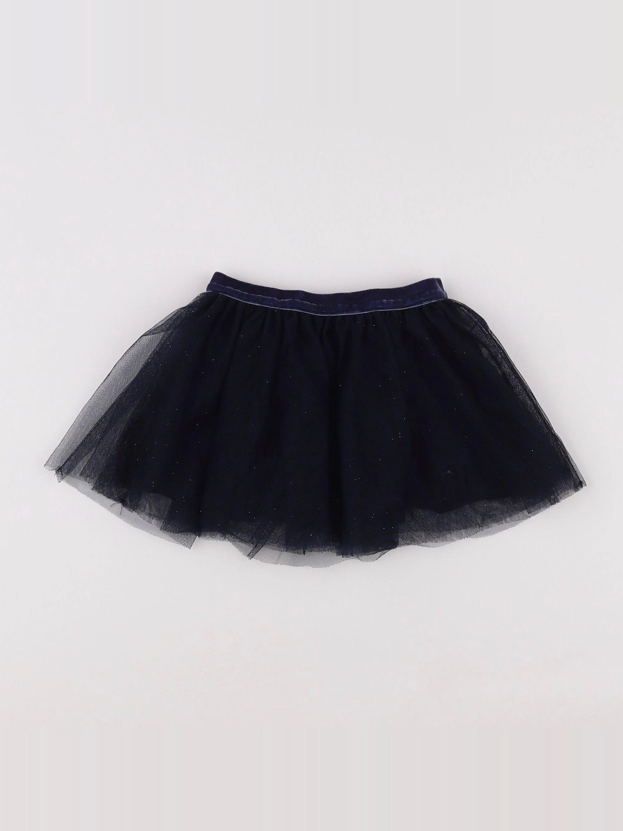 Vertbaudet - jupe bleu - 12 mois