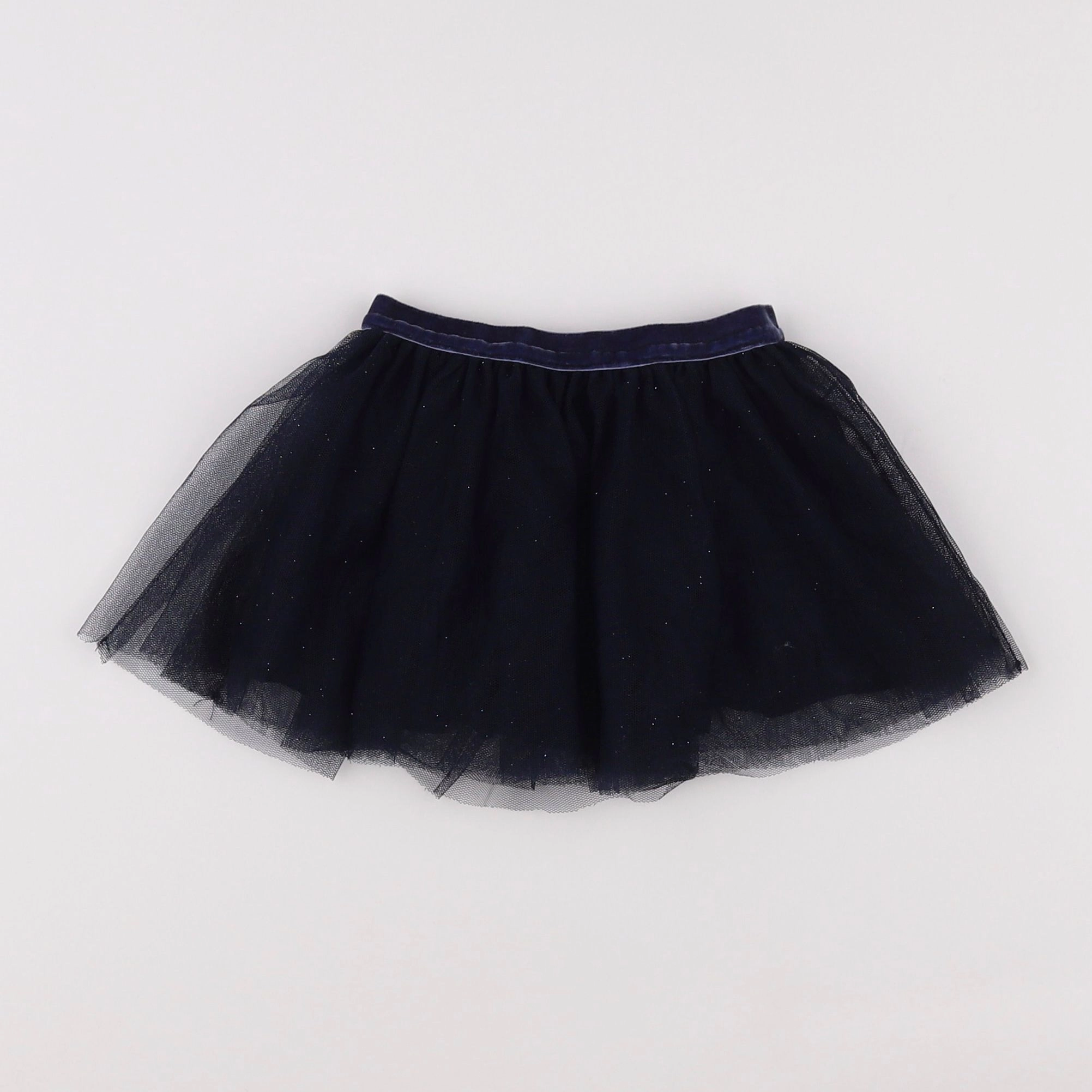 Vertbaudet - jupe bleu - 12 mois