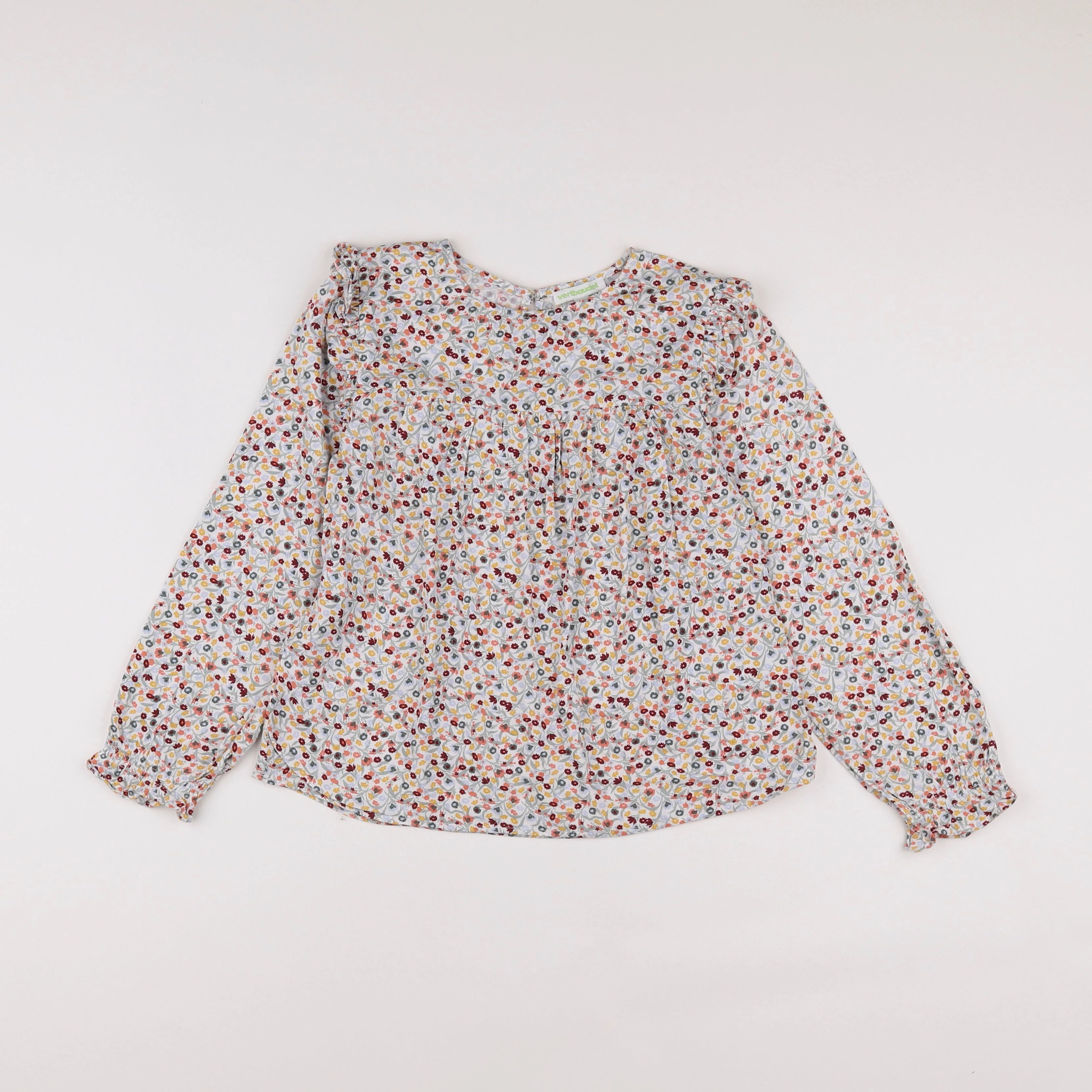 Vertbaudet - blouse multicolore - 8 ans