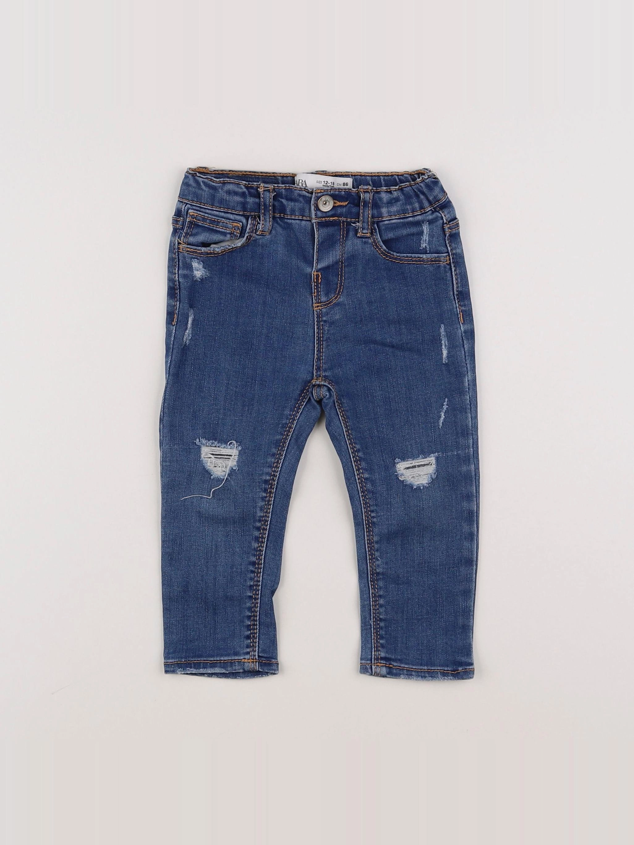 Zara - jean bleu - 12/18 mois