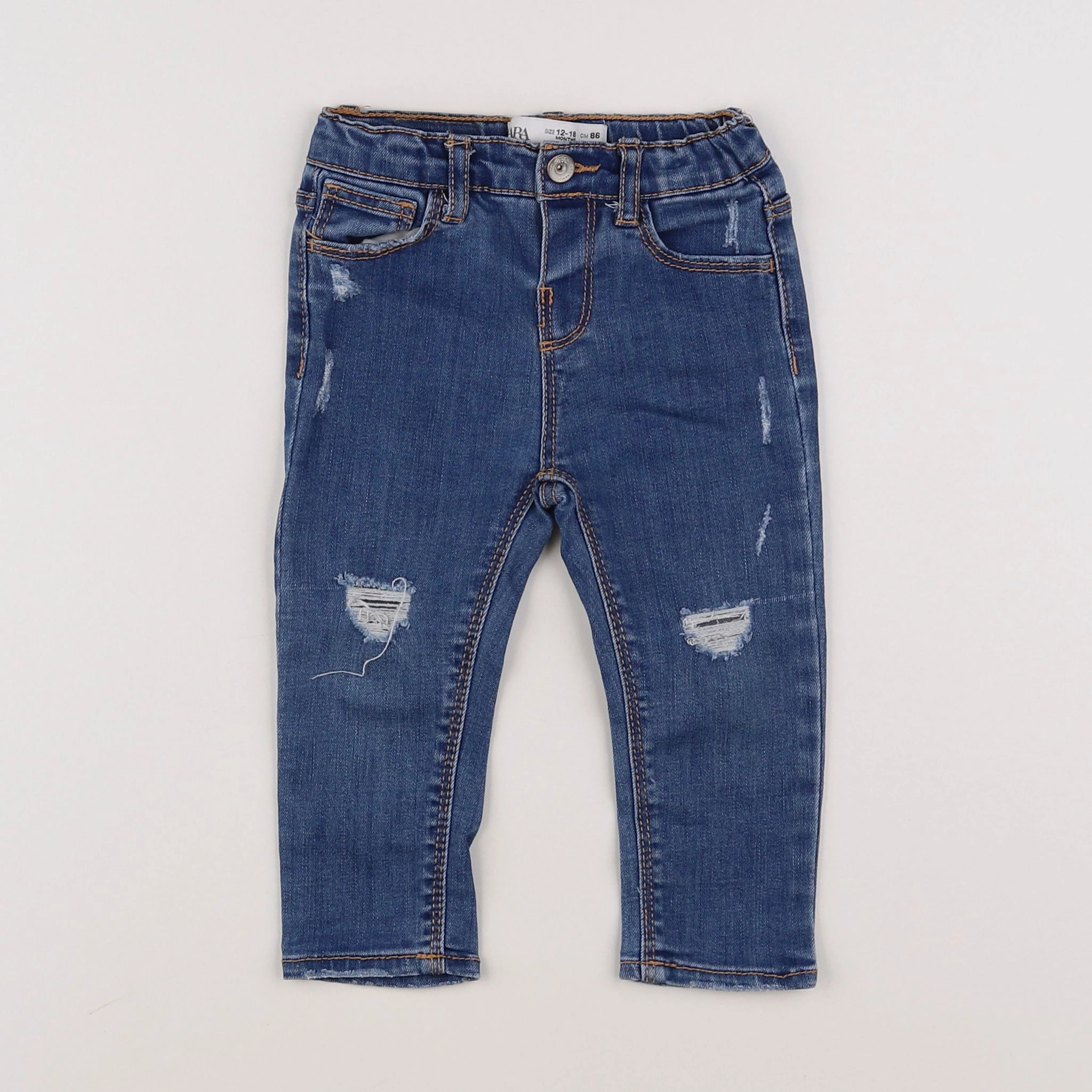 Zara - jean bleu - 12/18 mois