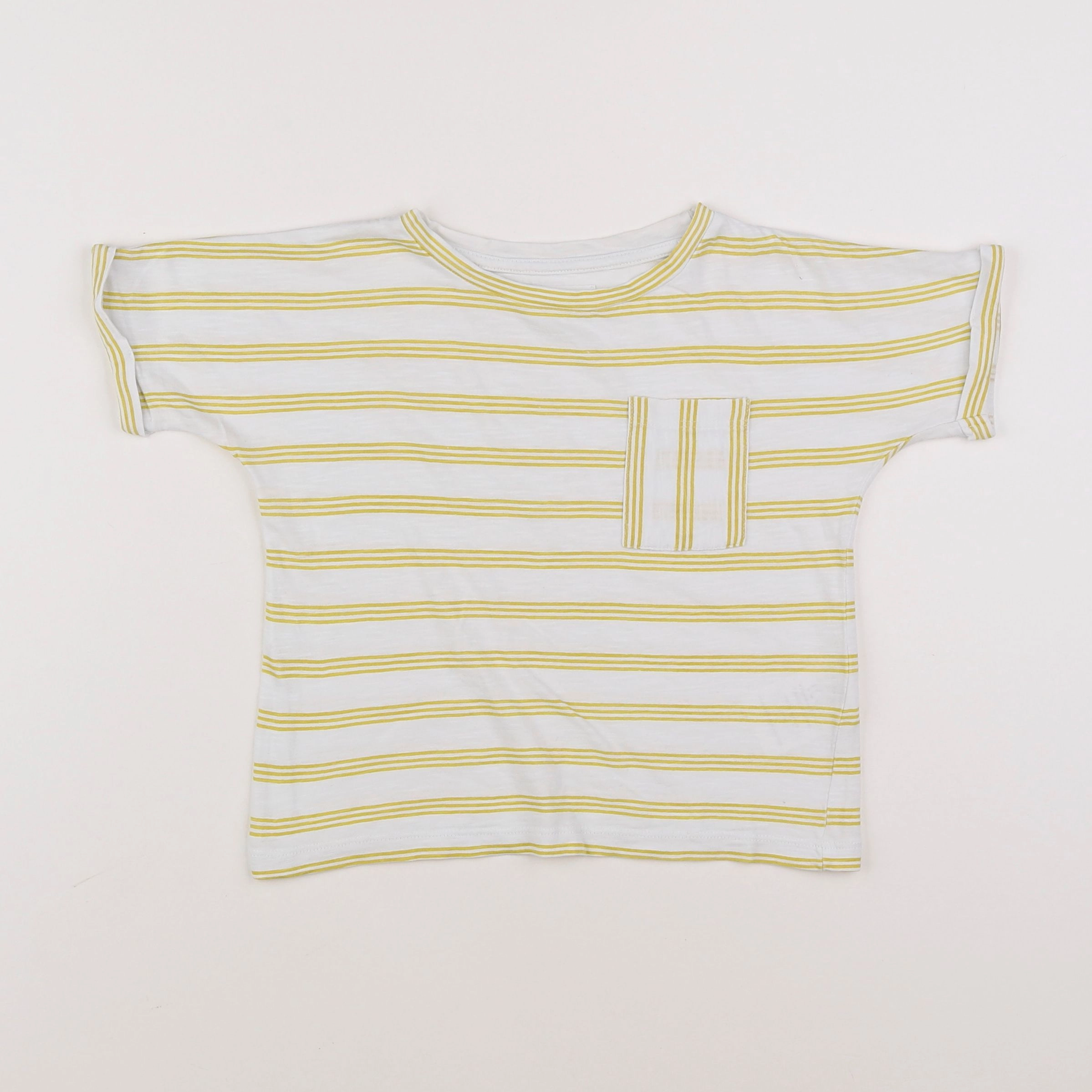 Little Cigogne - tee-shirt jaune - 4 ans