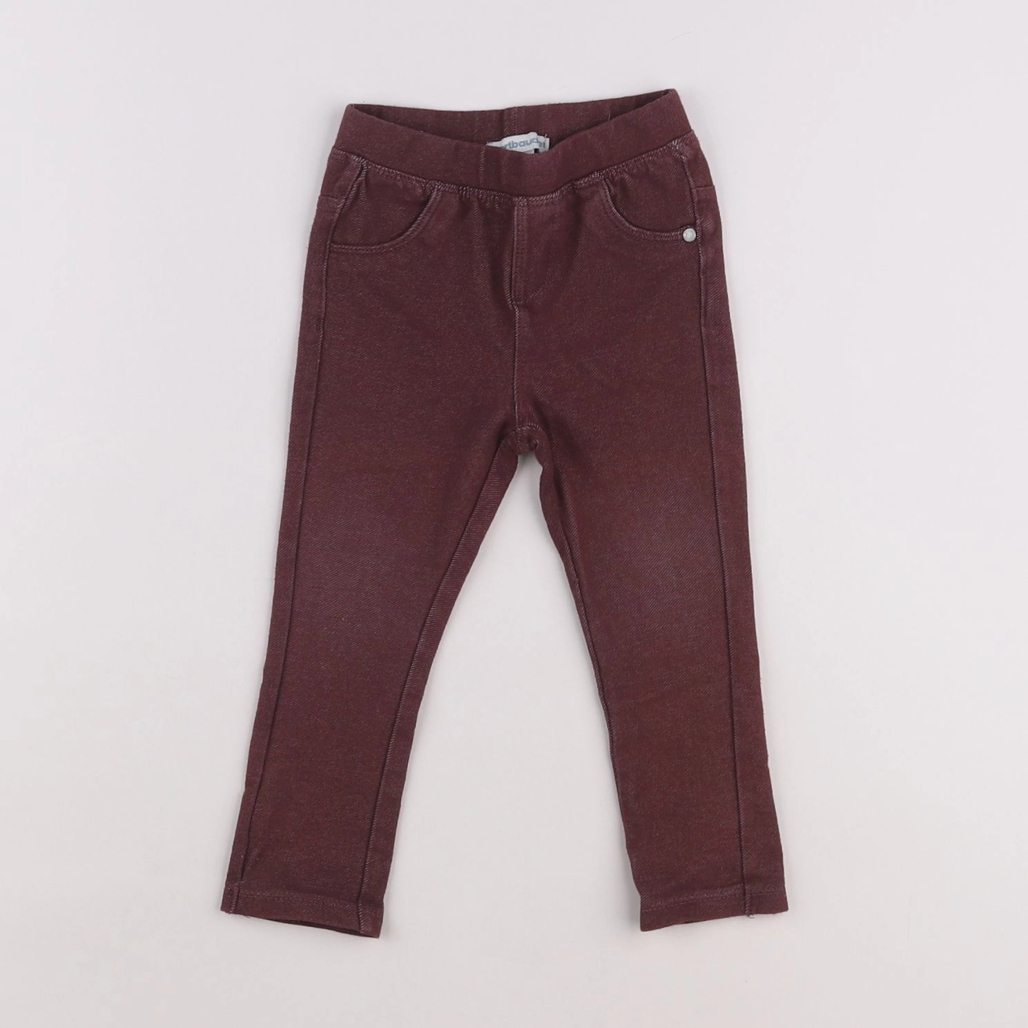 Vertbaudet - jegging rouge - 18 mois