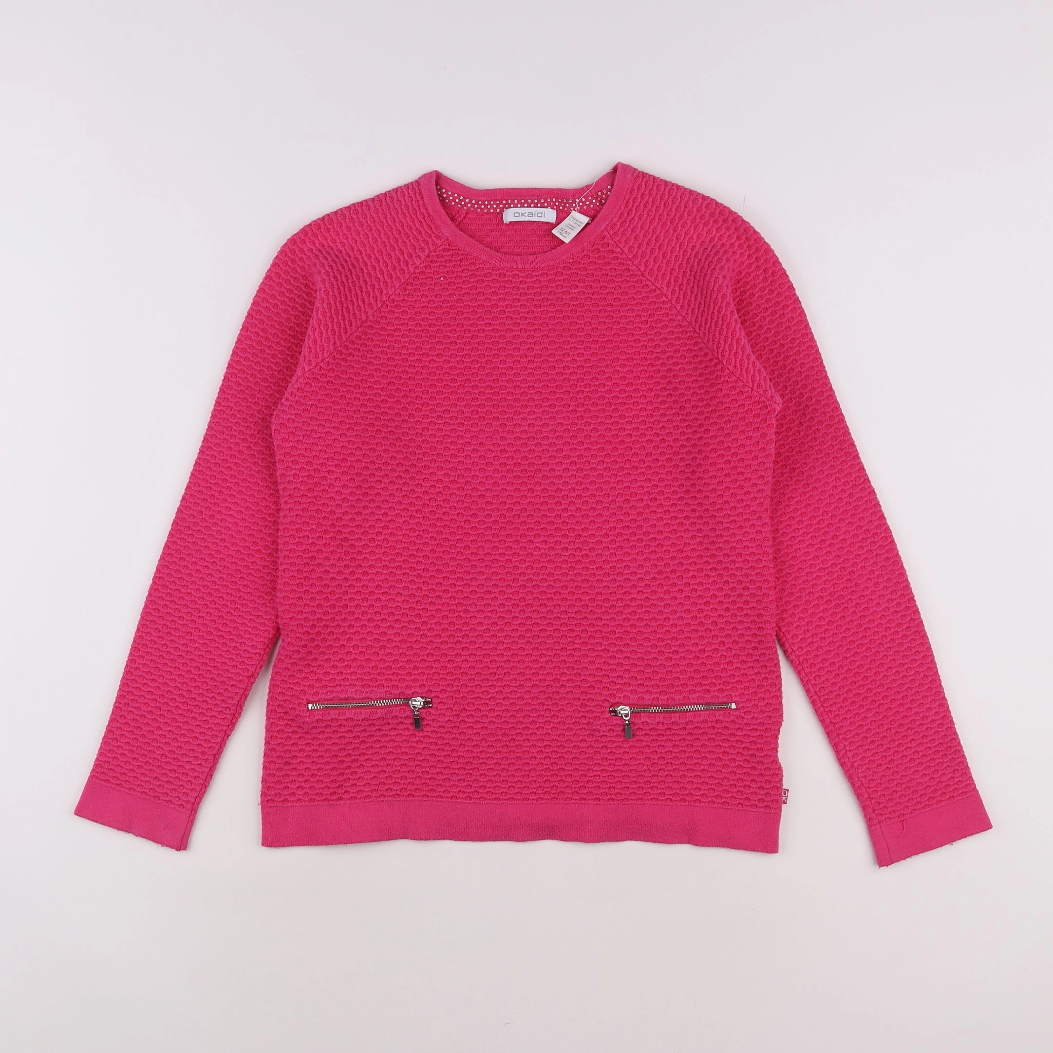 Okaidi - pull rose - 12 ans