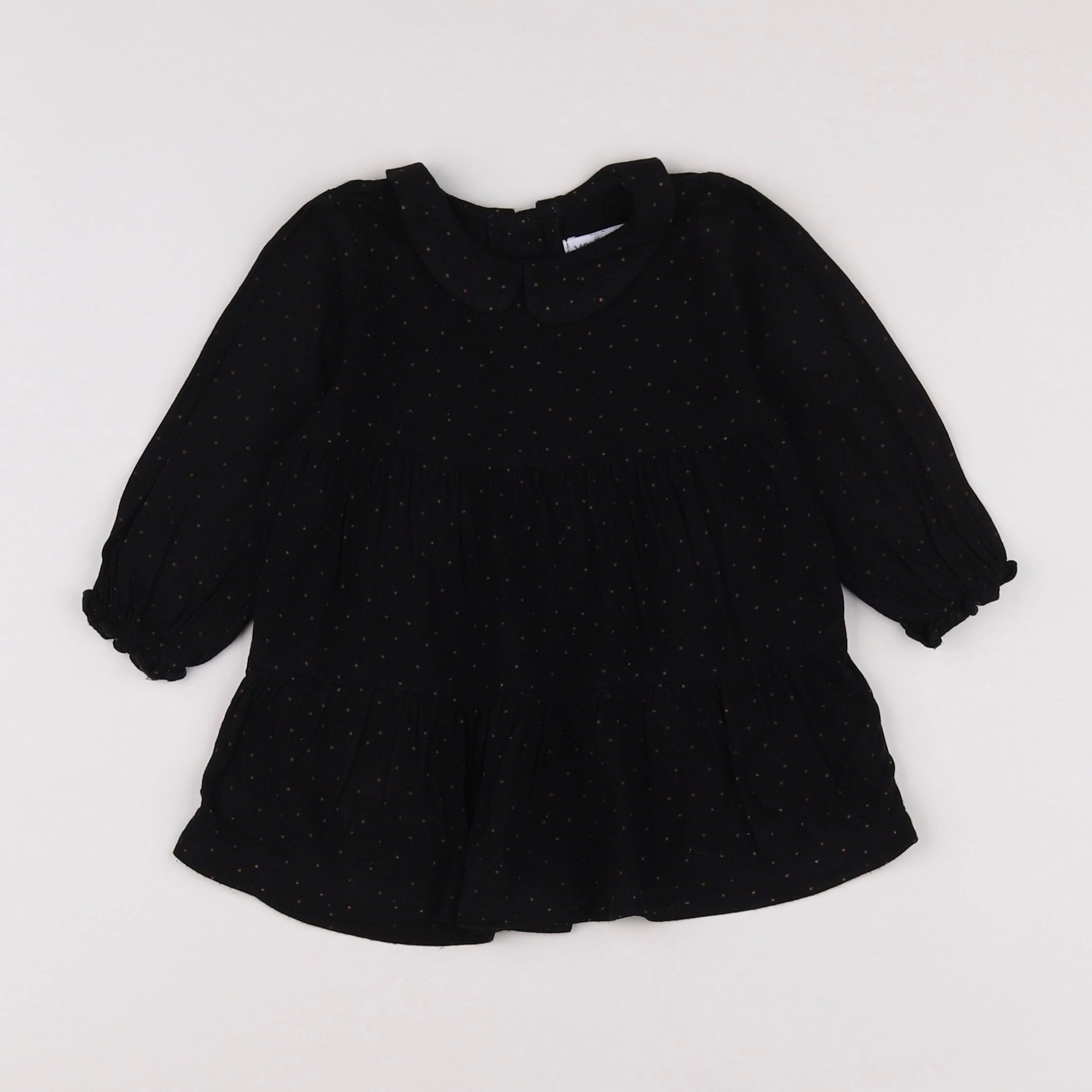 Vertbaudet - robe noir - 12 mois