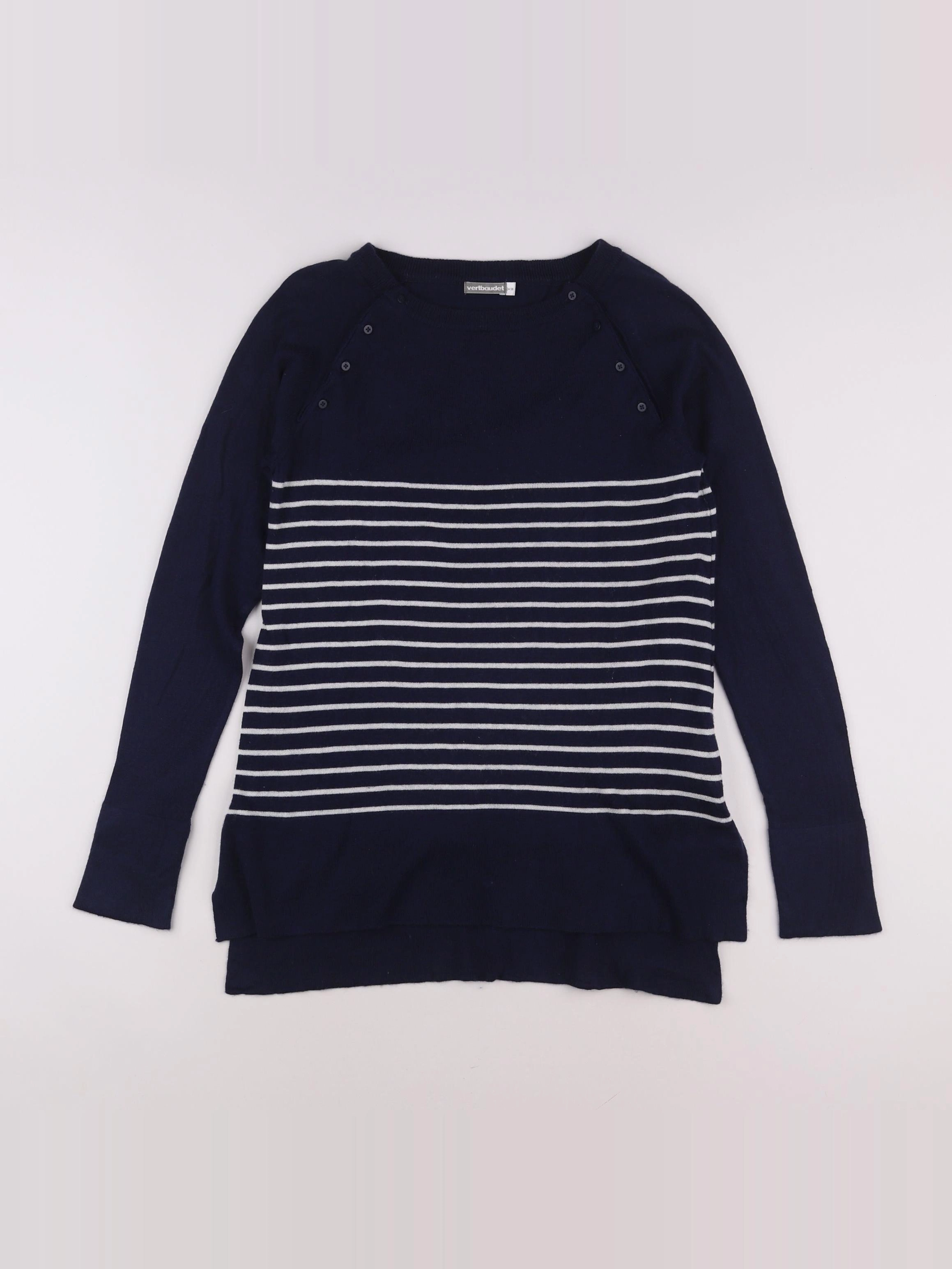 Vertbaudet - pull grossesse bleu - 34 à 36