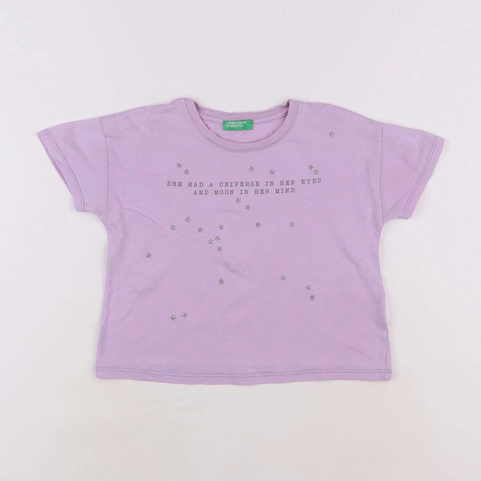 Benetton - tee-shirt violet - 3 ans