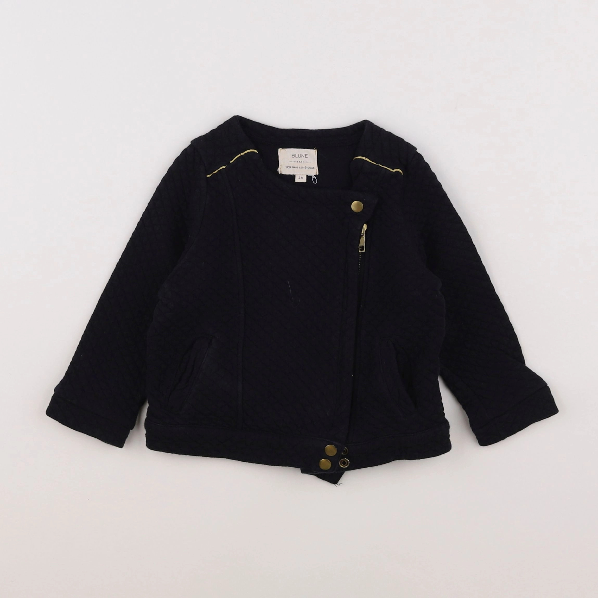 Blune - veste bleu - 2 ans