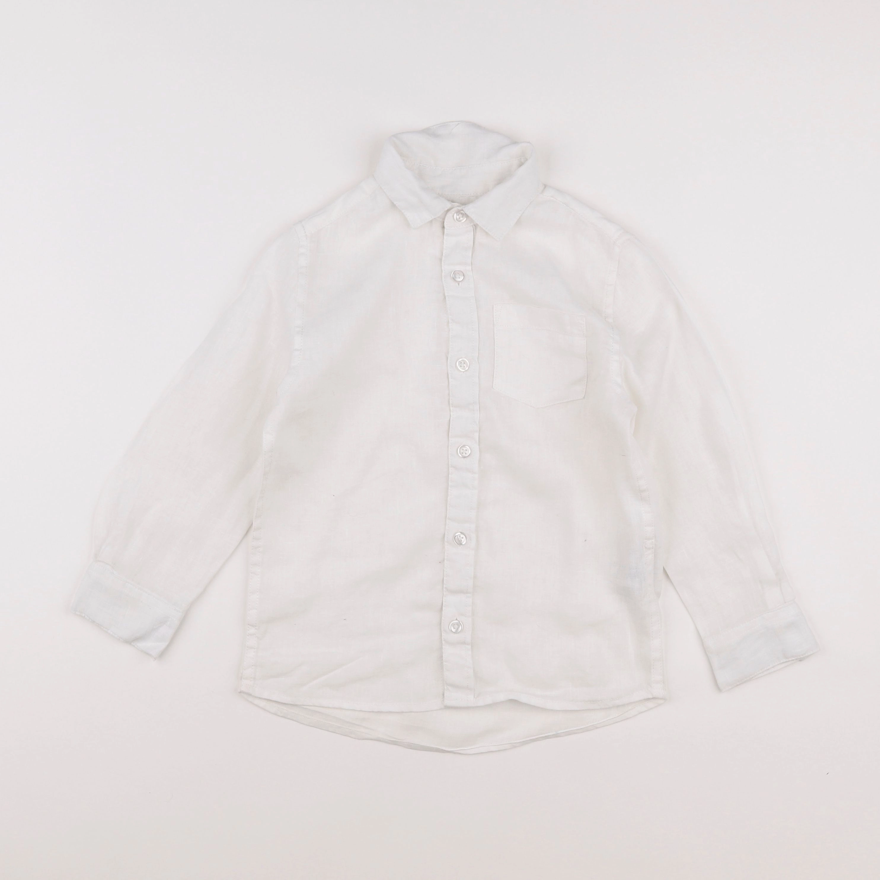 Monoprix - chemise blanc - 5 ans