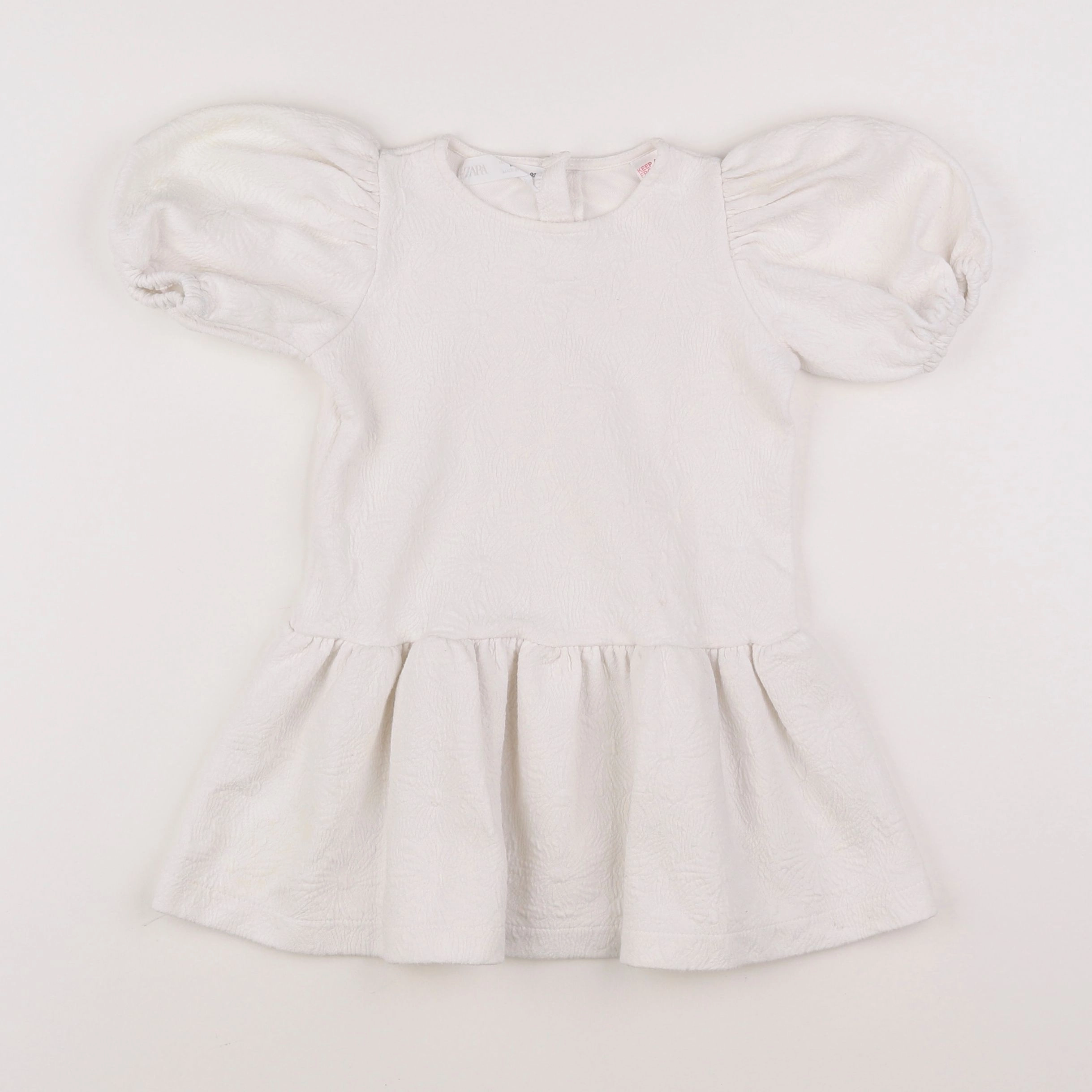 Zara - robe blanc - 18 mois à 2 ans