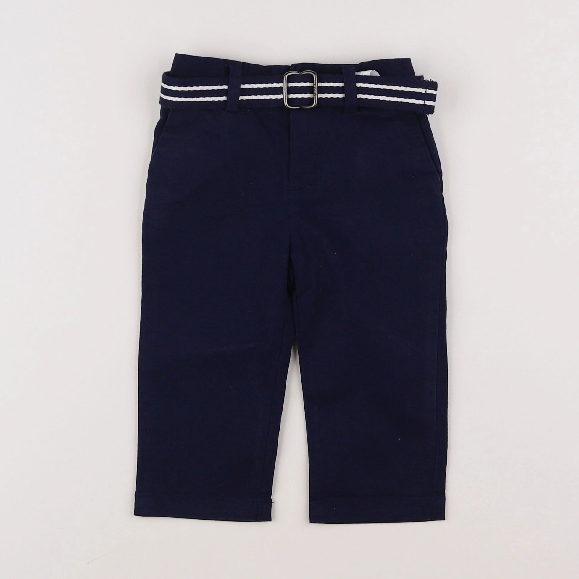 Ralph Lauren - pantalon bleu - 12 mois