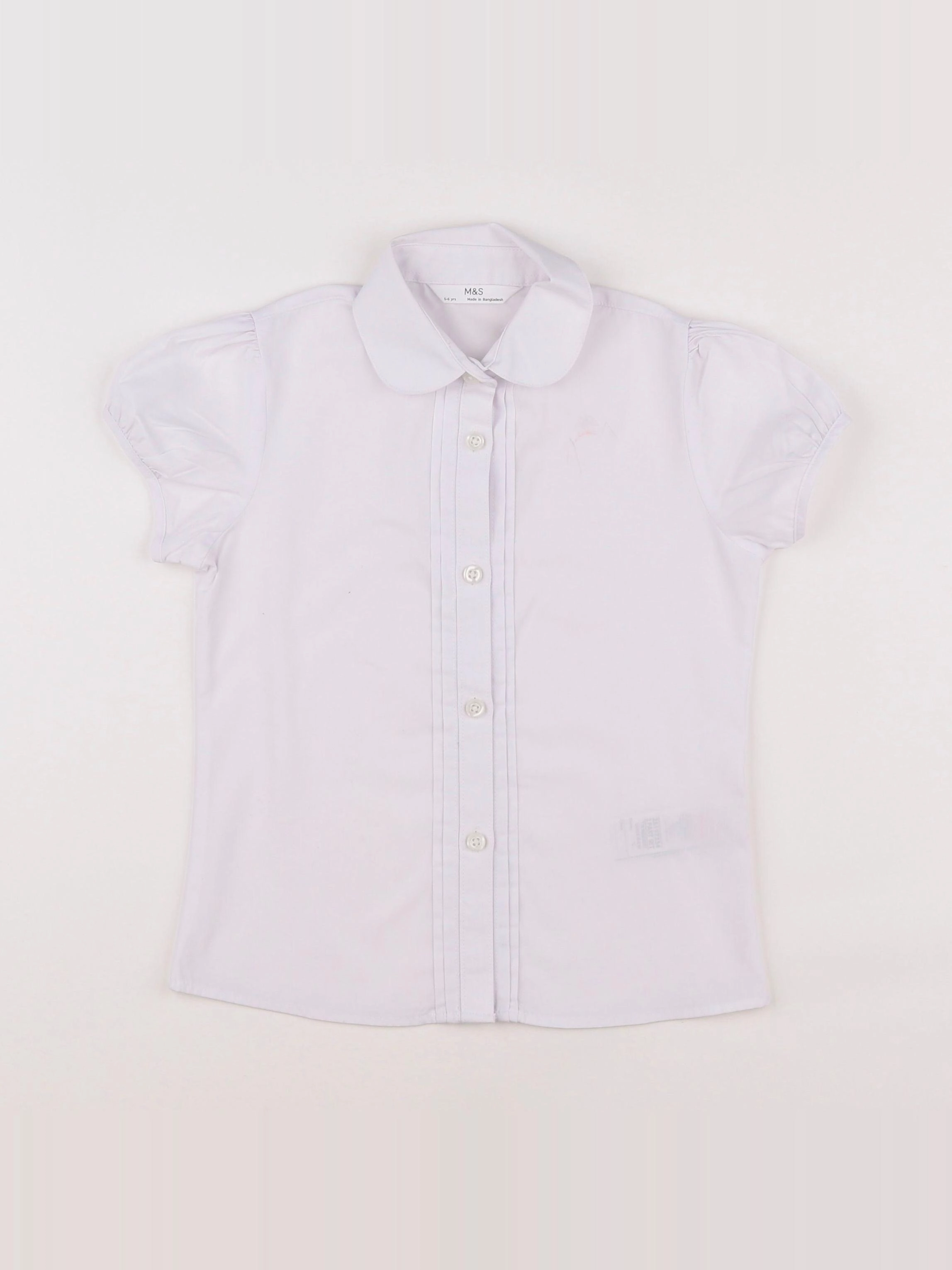 Marks & Spencer  - blouse blanc - 5/6 ans