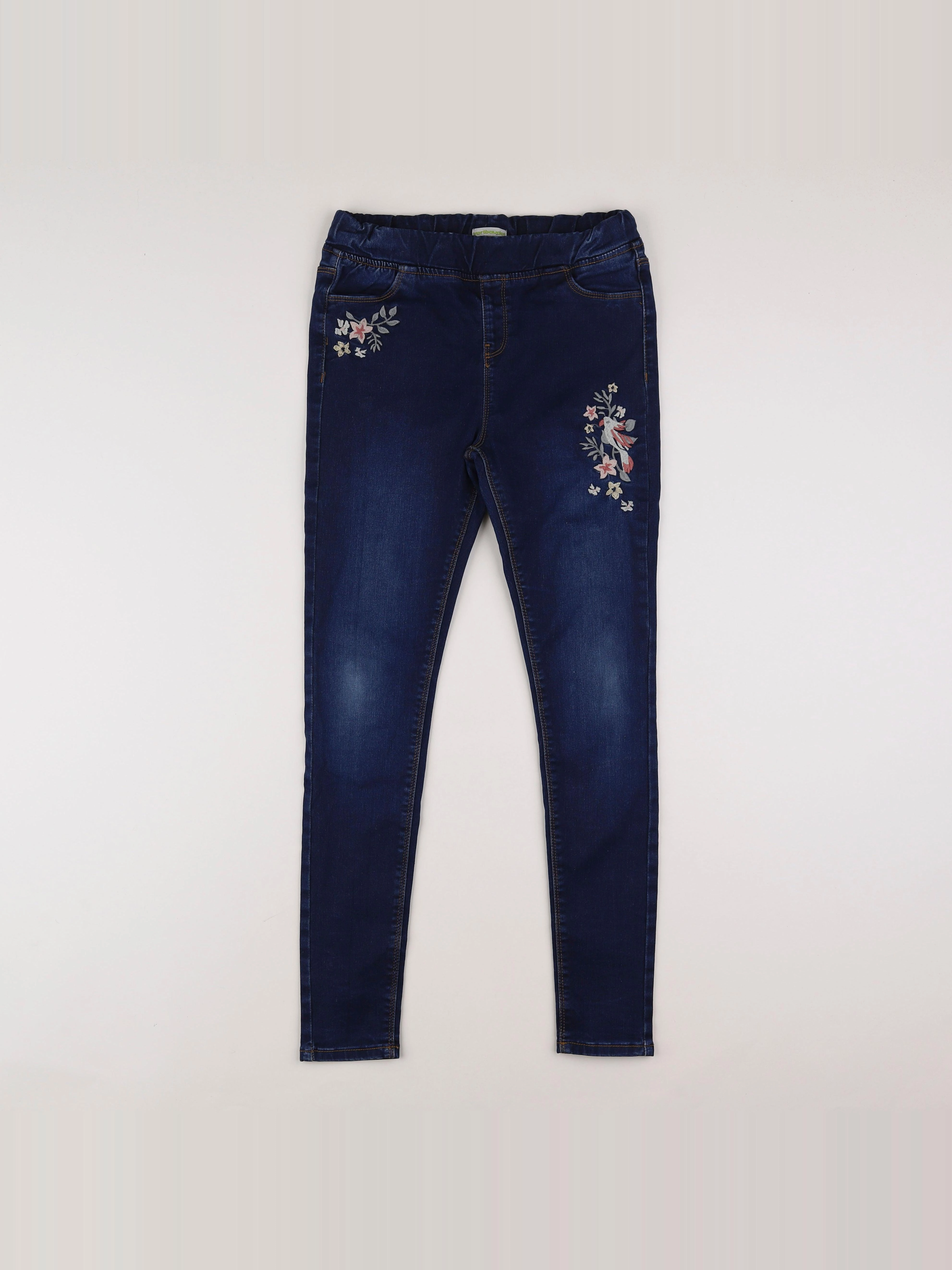 Vertbaudet - jegging bleu - 12 ans