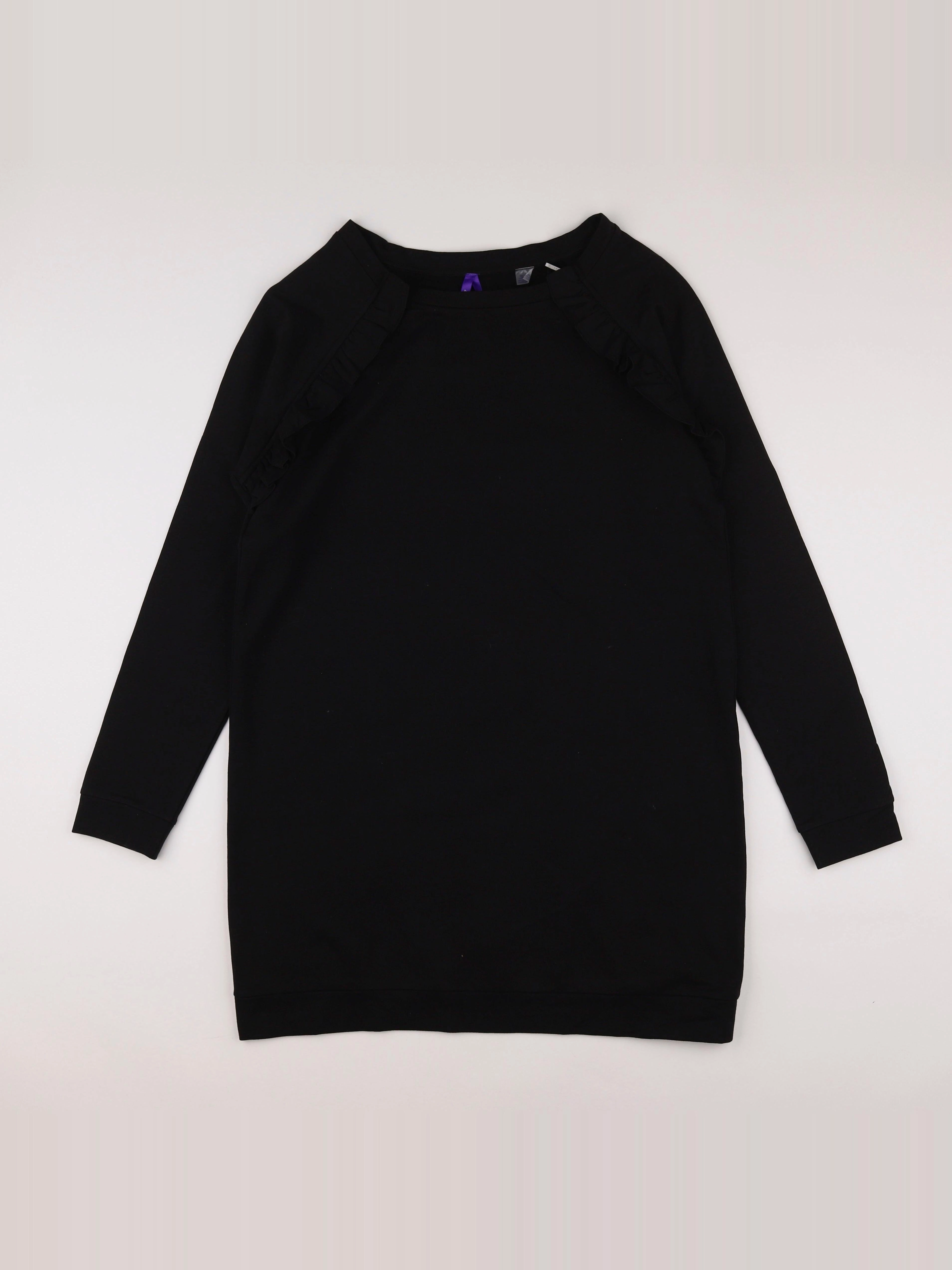 Seraphine - robe grossesse, allaitement noir - 36 à 38