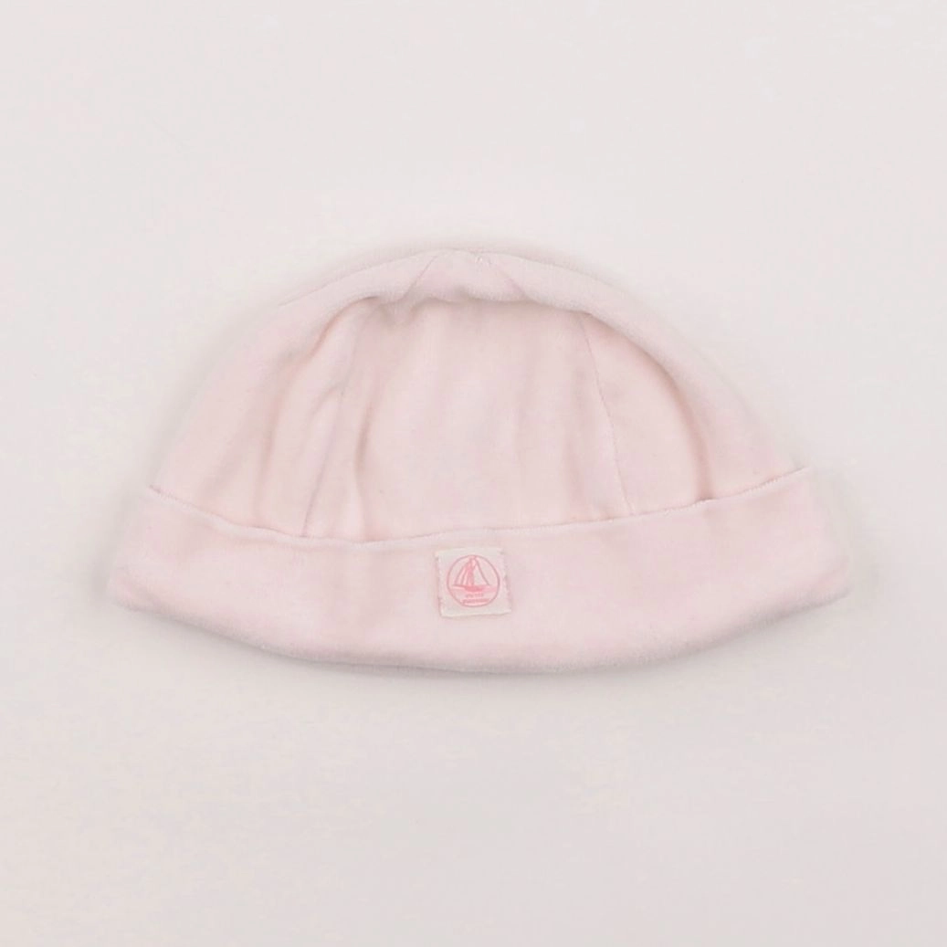 Petit Bateau - bonnet rose - 3 mois