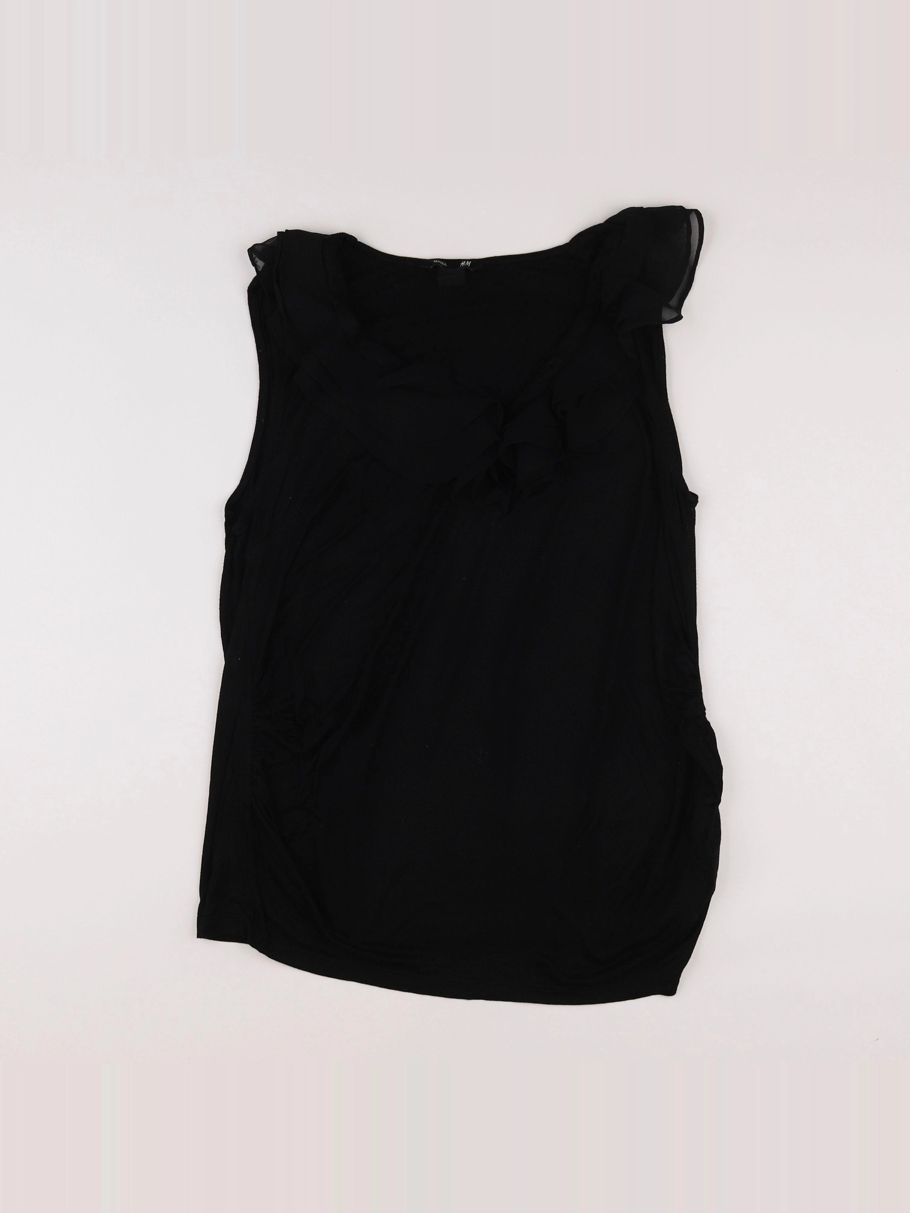 H&M - tee-shirt grossesse noir - 40