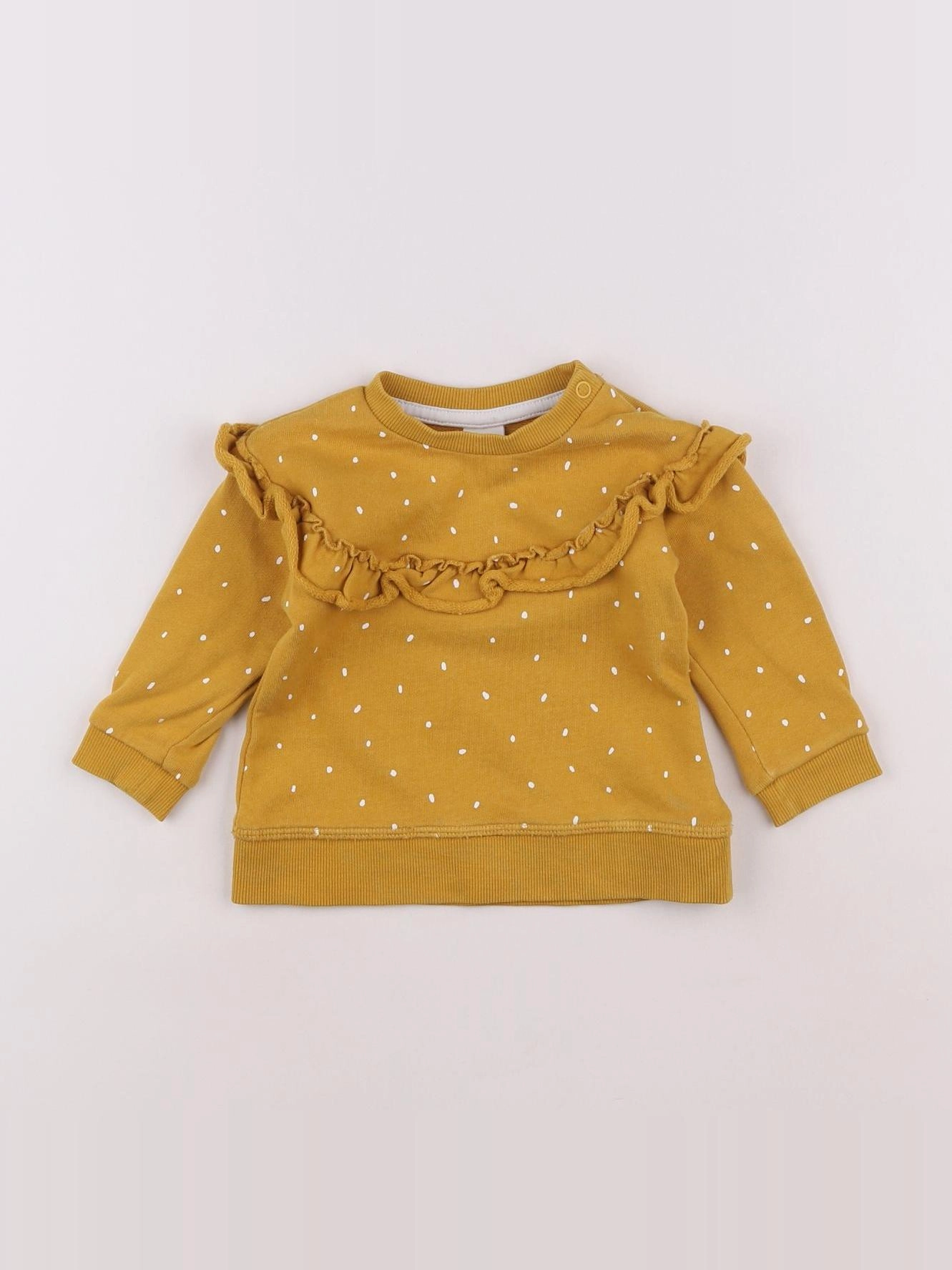 H&M - sweat jaune - 3/6 mois