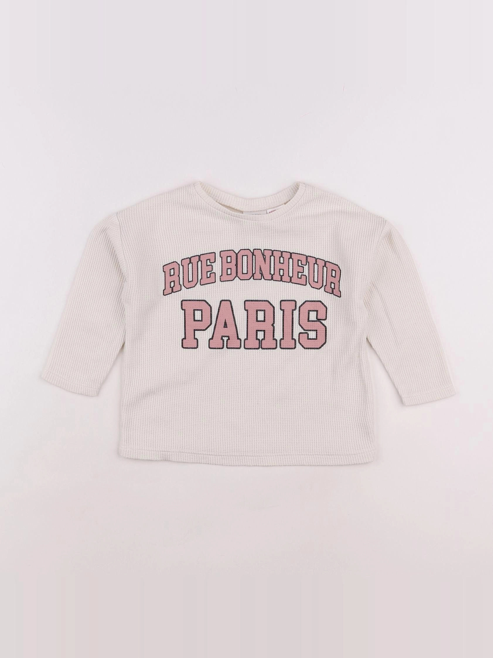 Zara - tee-shirt beige - 18 mois à 2 ans
