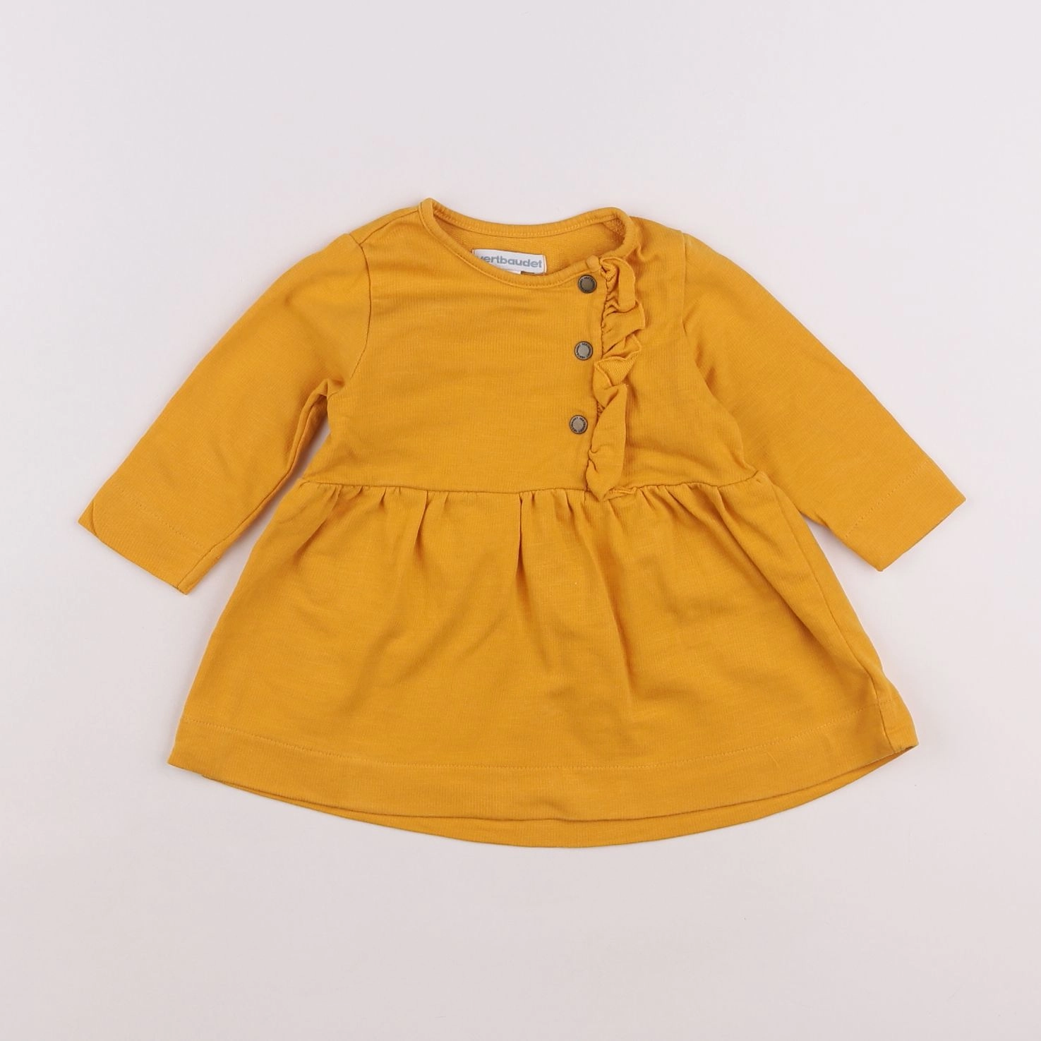 Vertbaudet - robe jaune - 3 mois