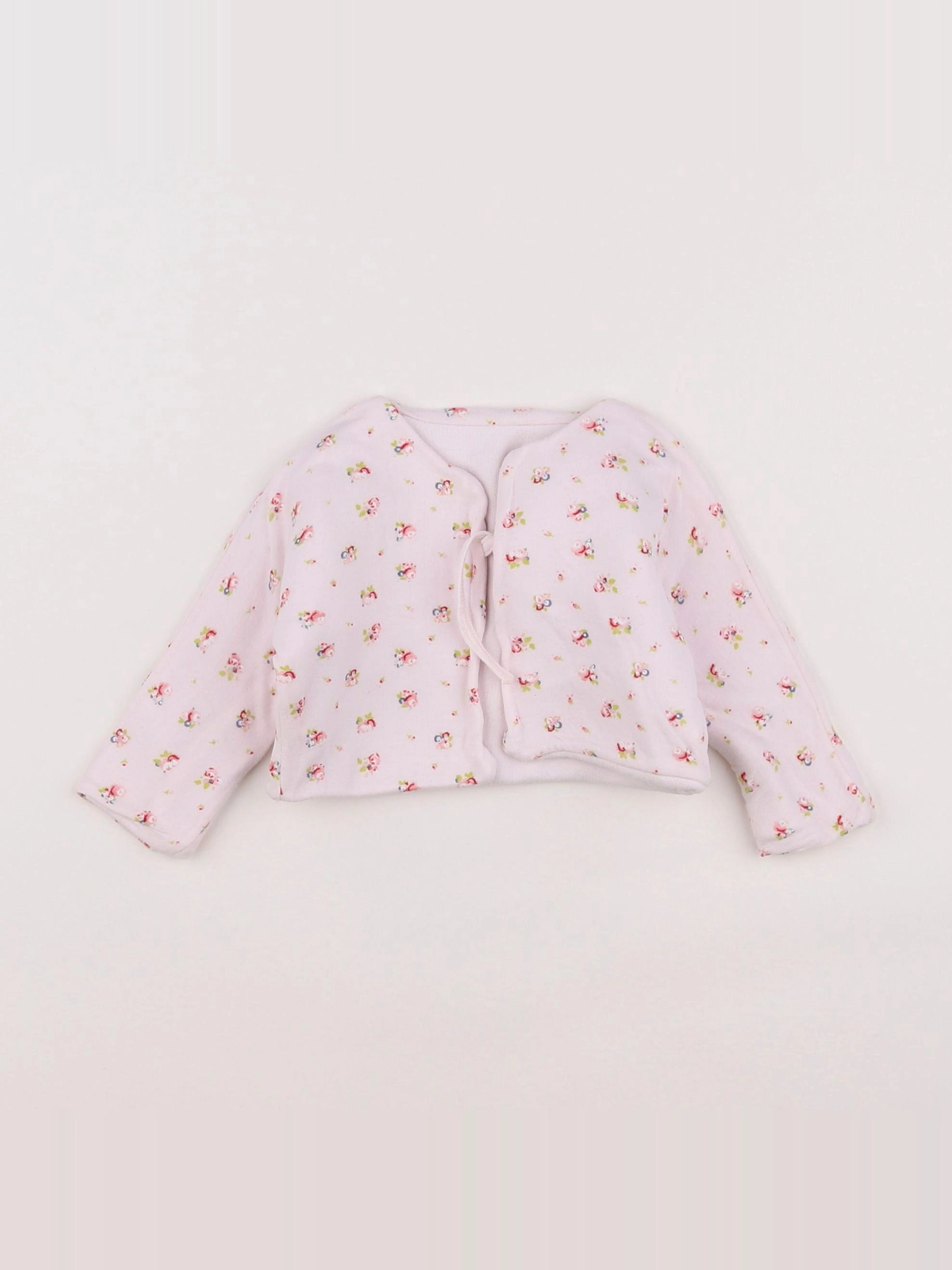 Petit Bateau - veste rose - 3 mois