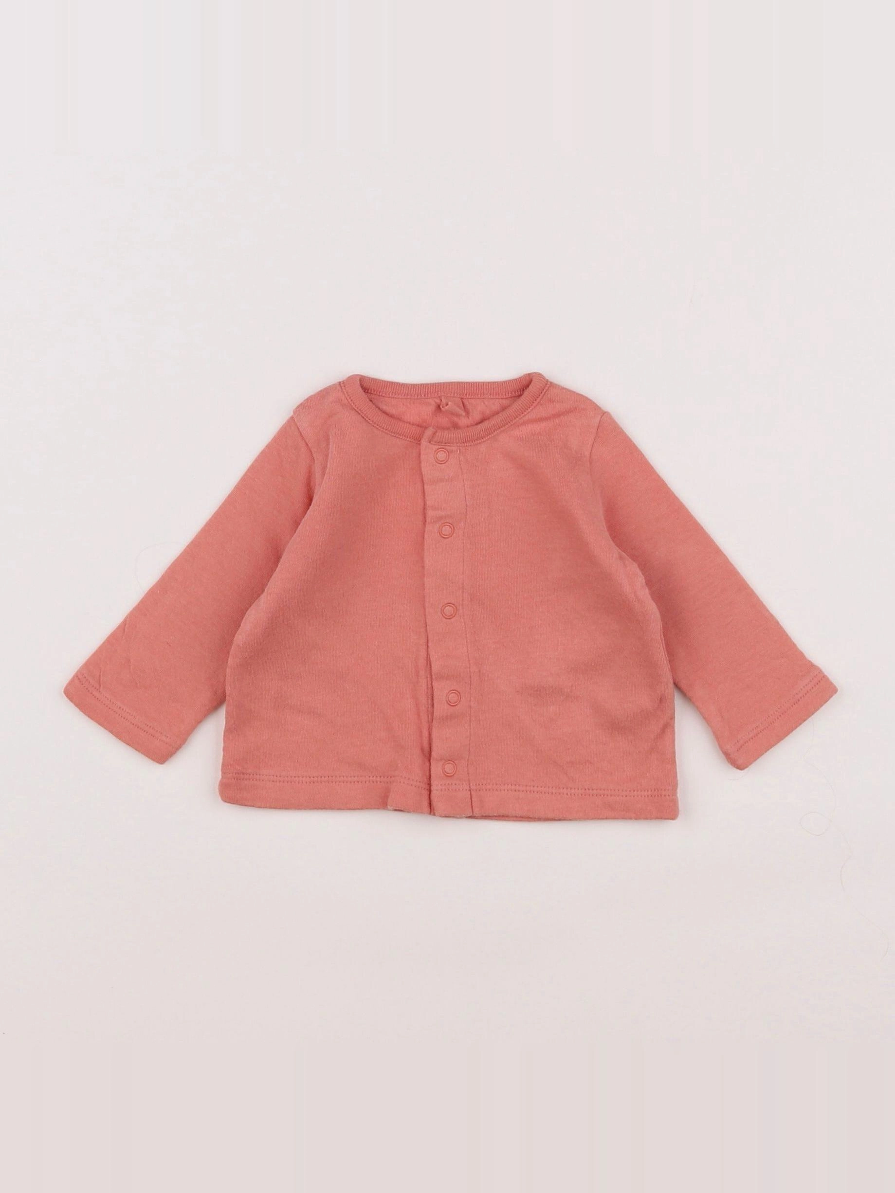 Petit Bateau - tee-shirt rose - 3 mois