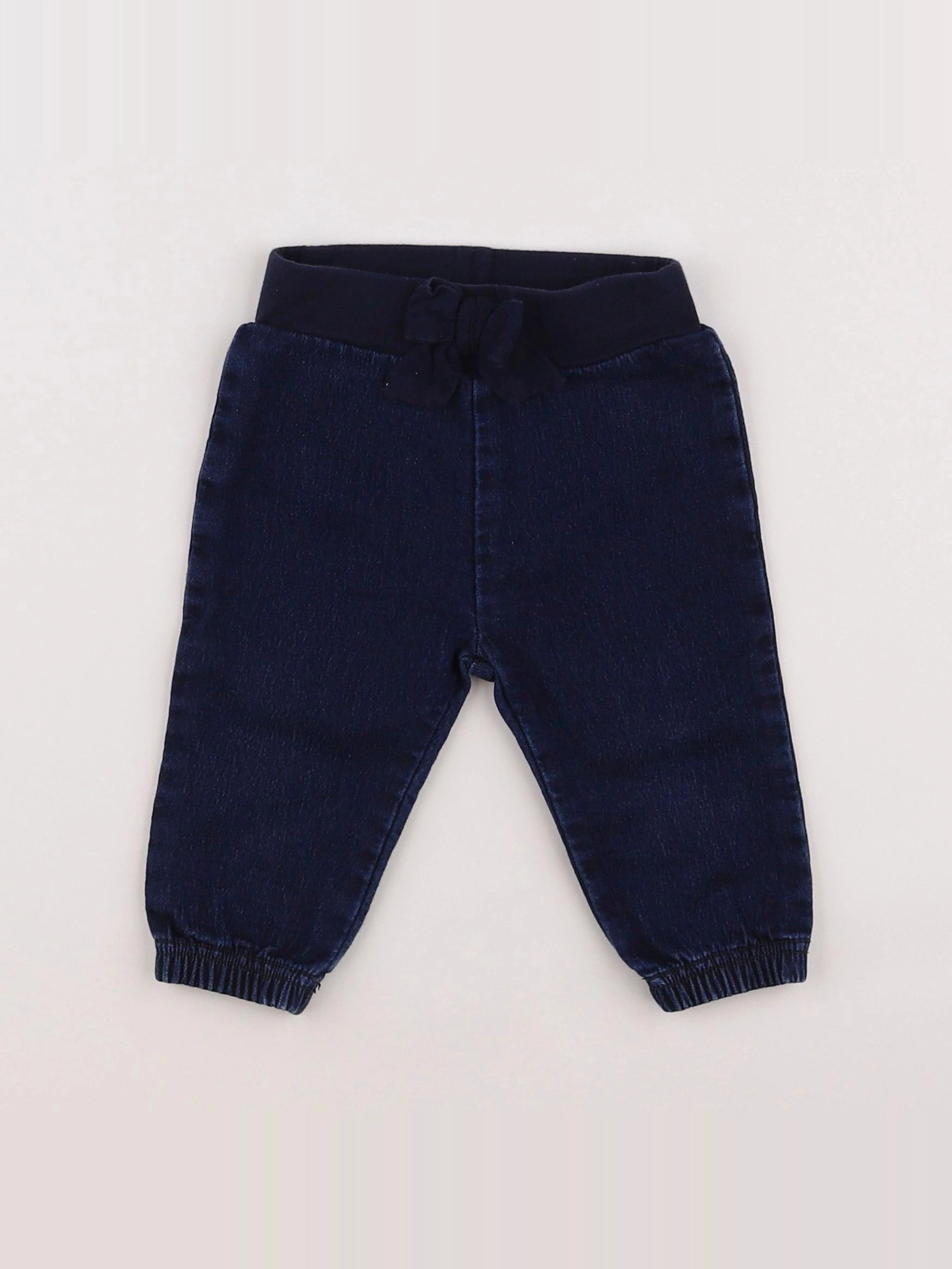 Petit Bateau - pantalon bleu - 6 mois
