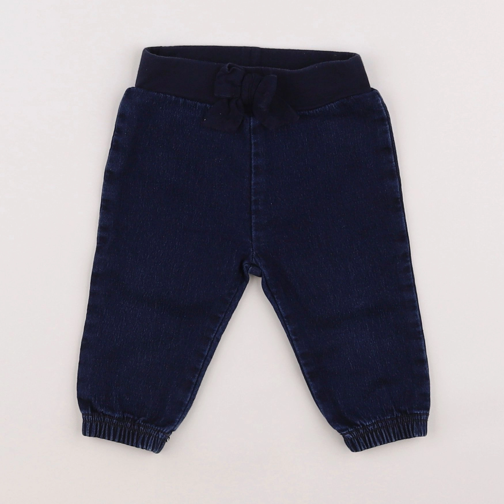 Petit Bateau - pantalon bleu - 6 mois