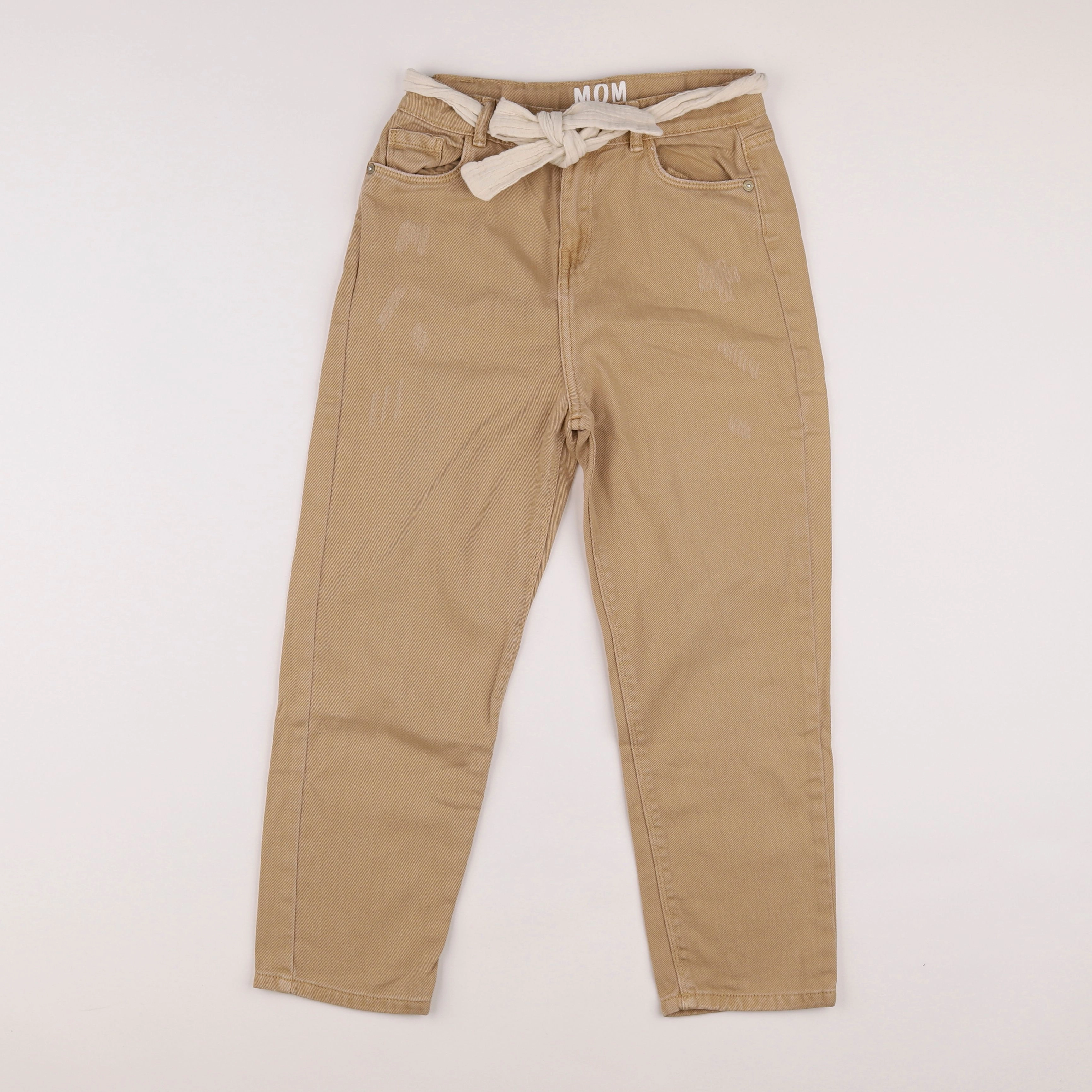 Vertbaudet - pantalon beige - 9 ans