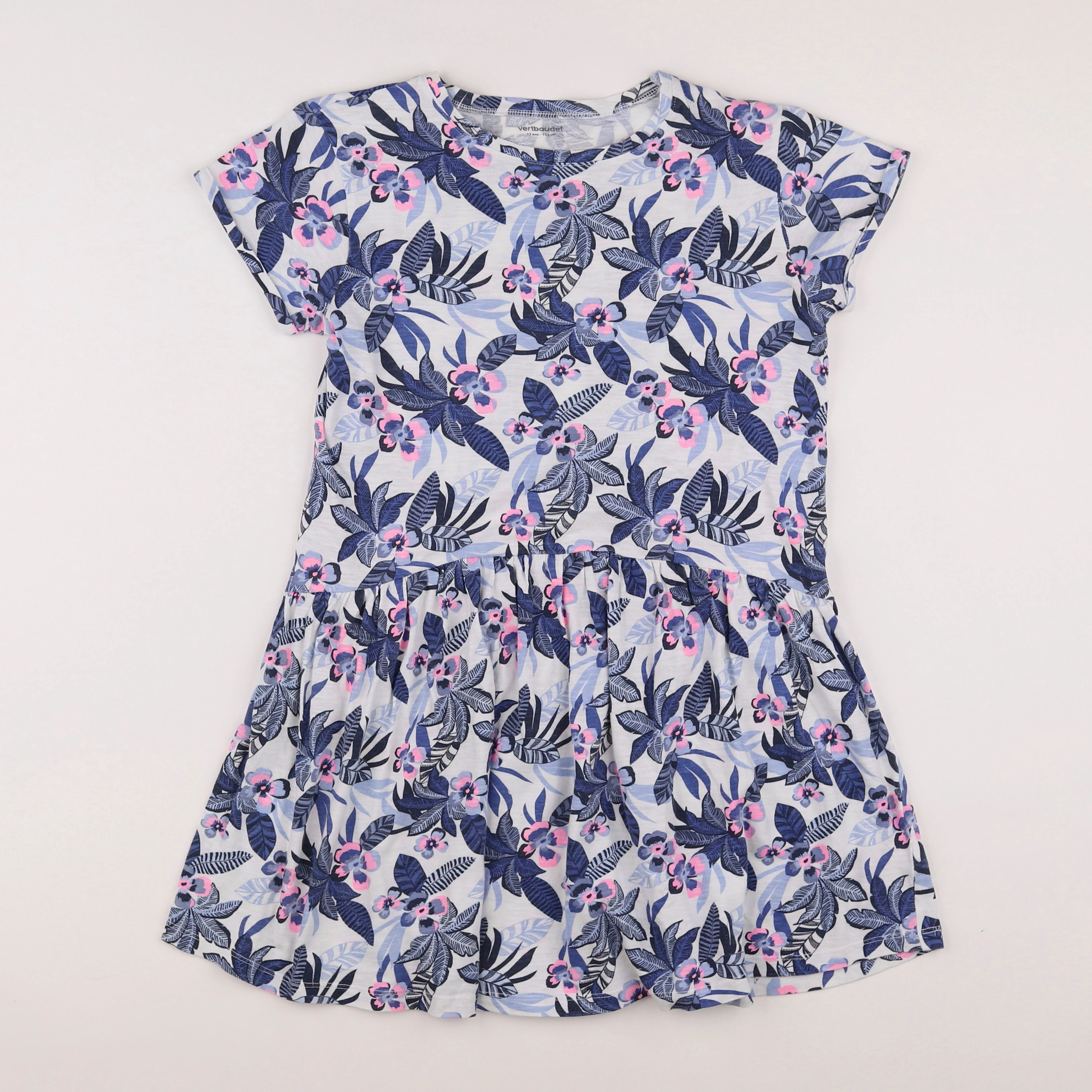 Vertbaudet - robe multicolore - 12 ans