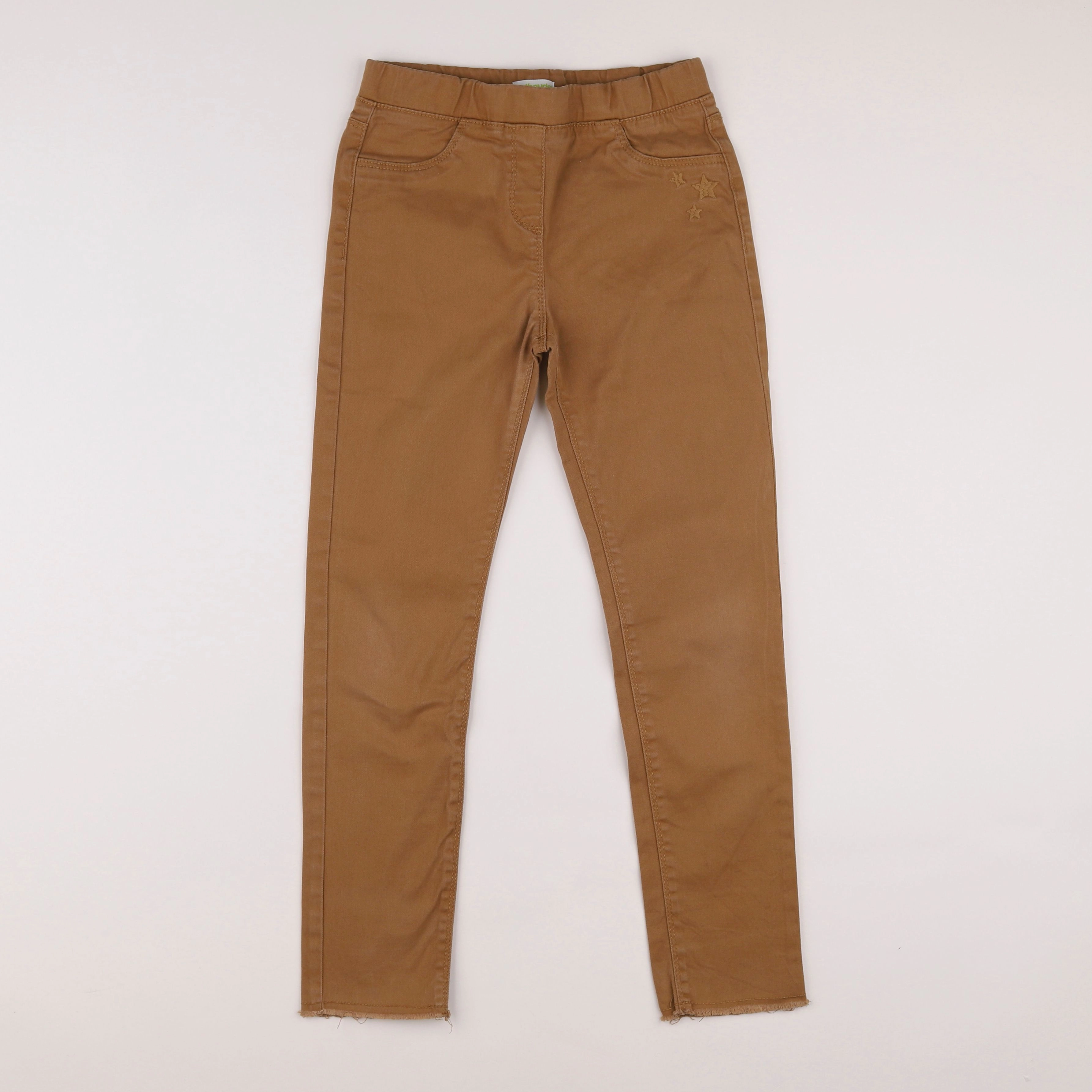 Vertbaudet - jegging marron - 10 ans