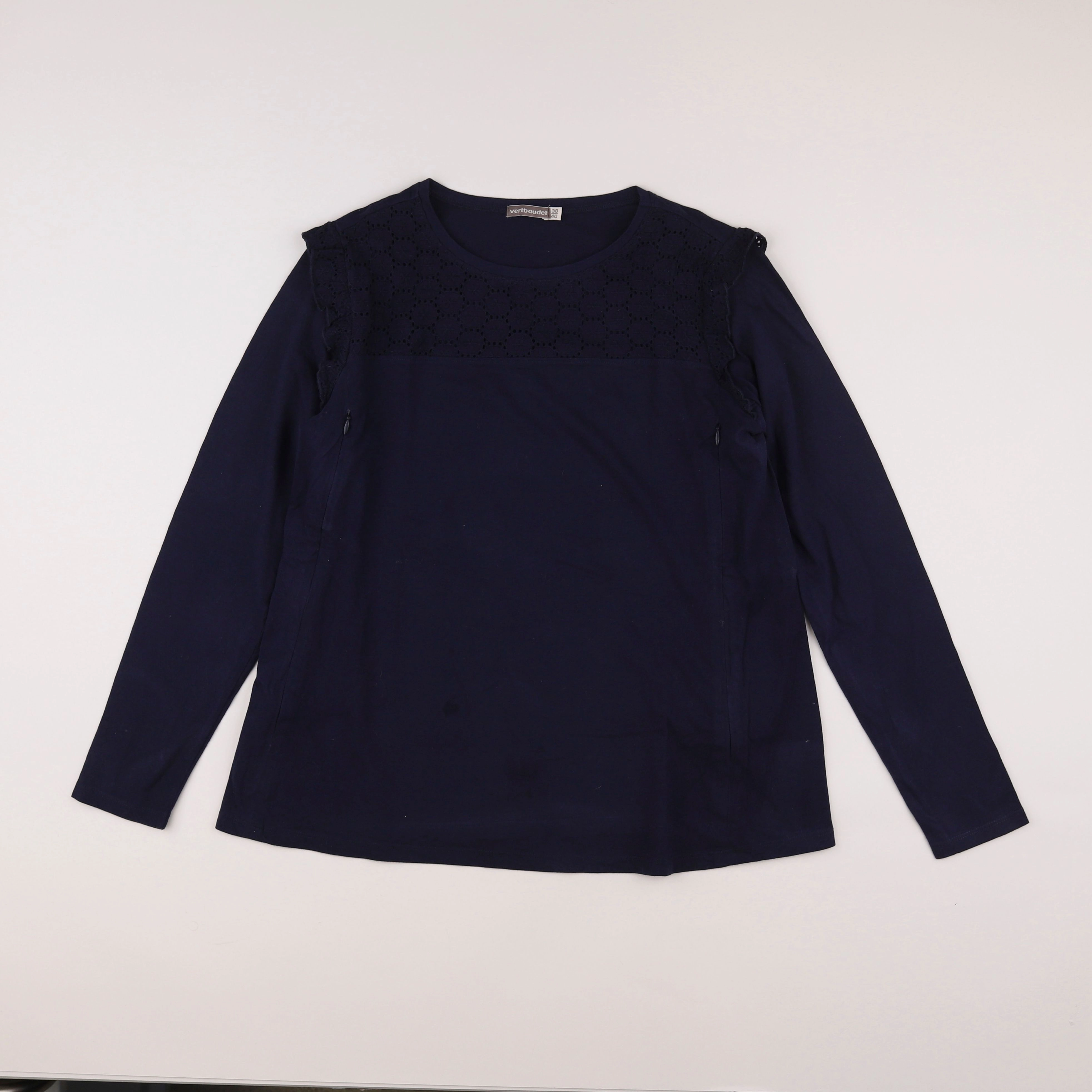 Vertbaudet - tee-shirt grossesse bleu - 38 à 40