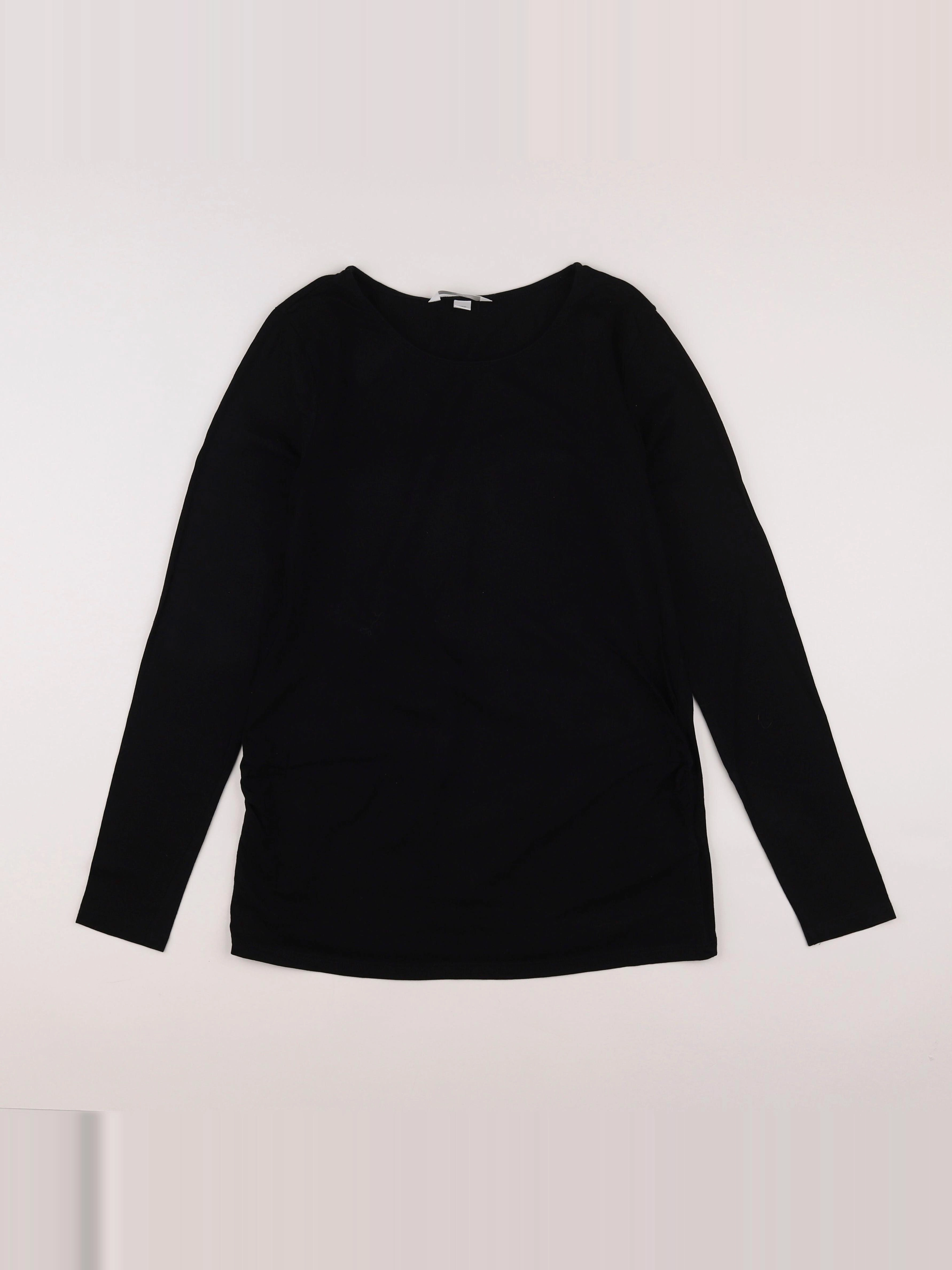 H&M - tee-shirt grossesse noir - 38