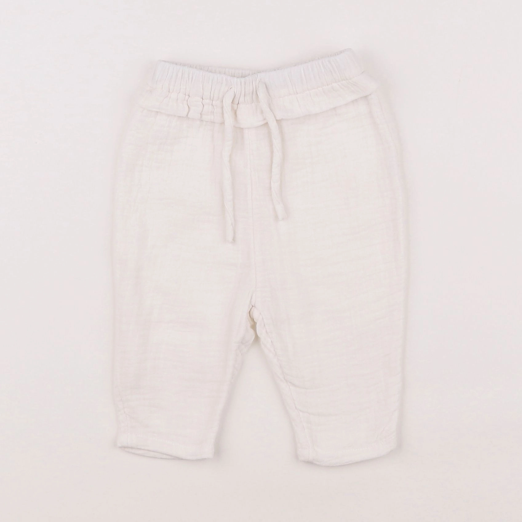 Vertbaudet - pantalon blanc - 3 mois