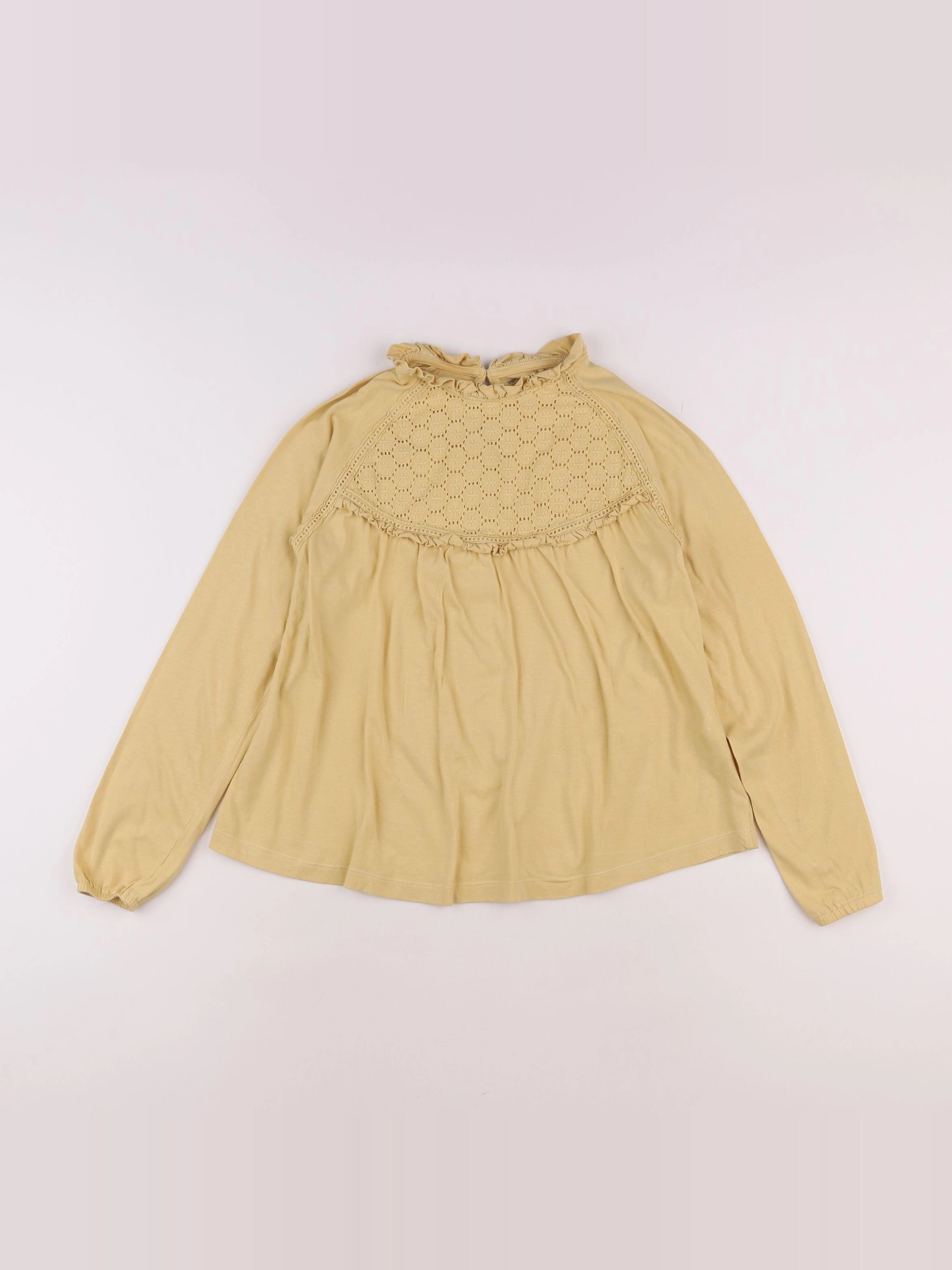 Vertbaudet - tee-shirt jaune - 12 ans