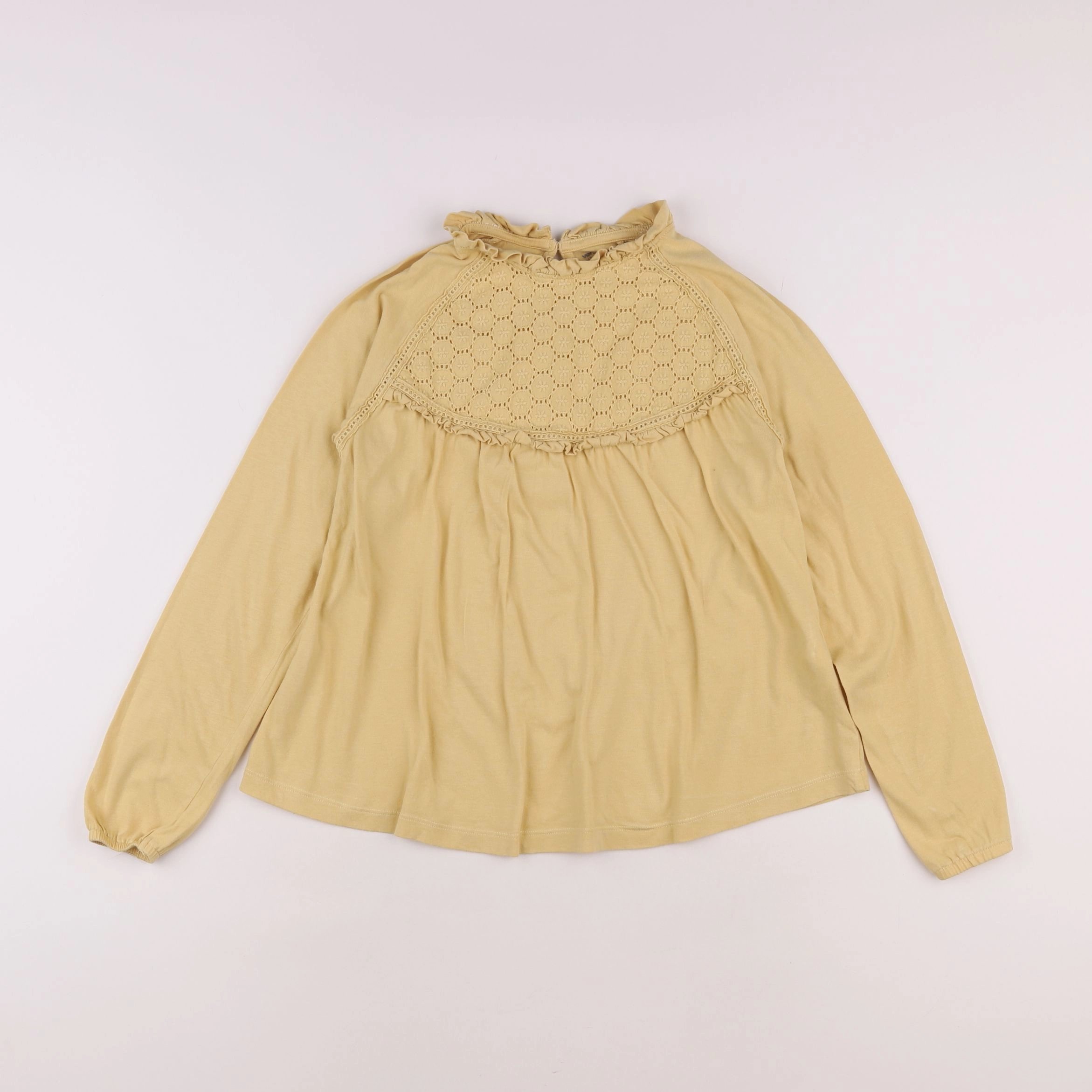 Vertbaudet - tee-shirt jaune - 12 ans