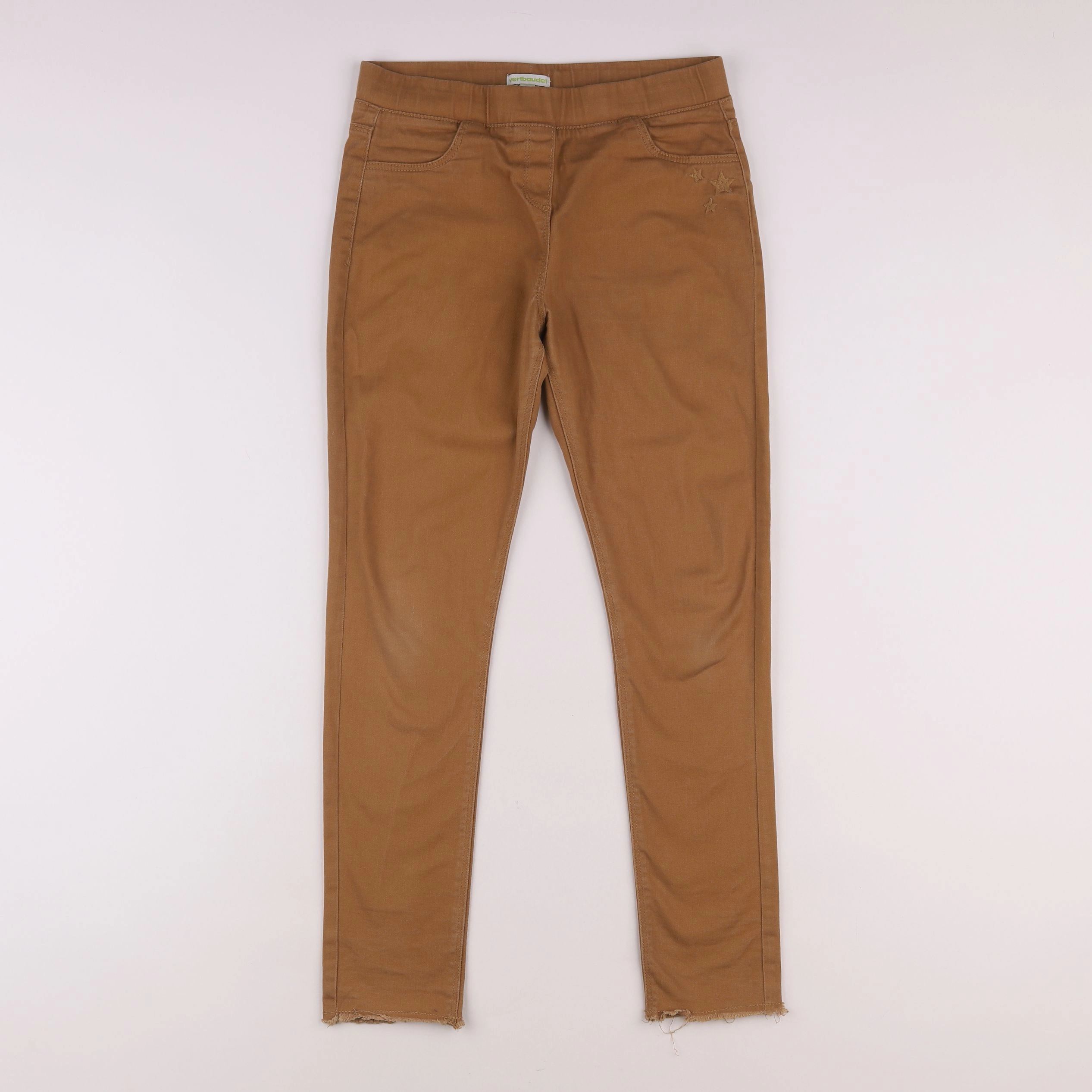 Vertbaudet - jegging marron - 12 ans